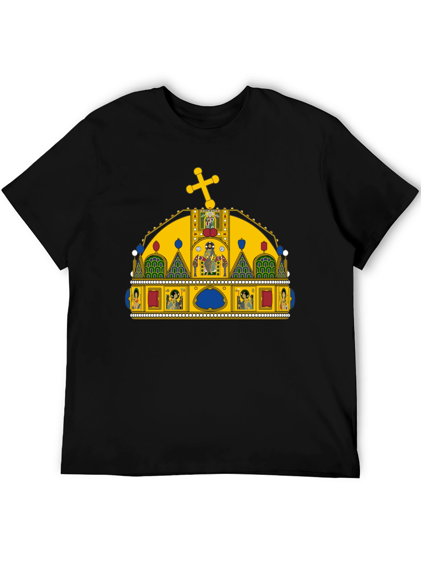 Crown Graphic Tee - Black