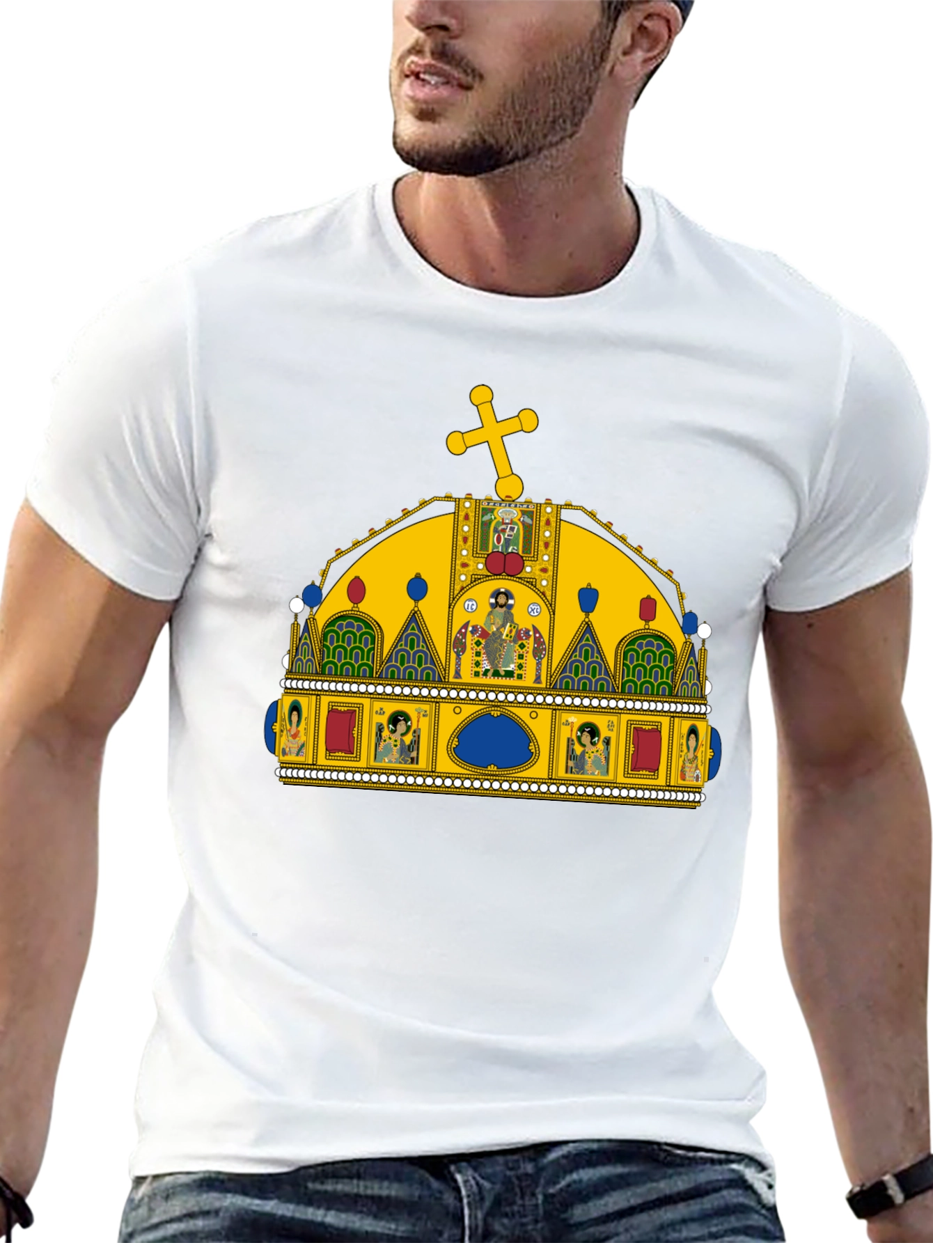 Crown Graphic Tee - Black