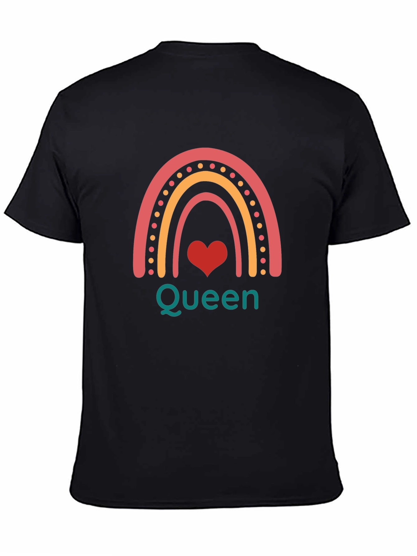 Queen Rainbow Graphic Tee - Trendy Casual Wear