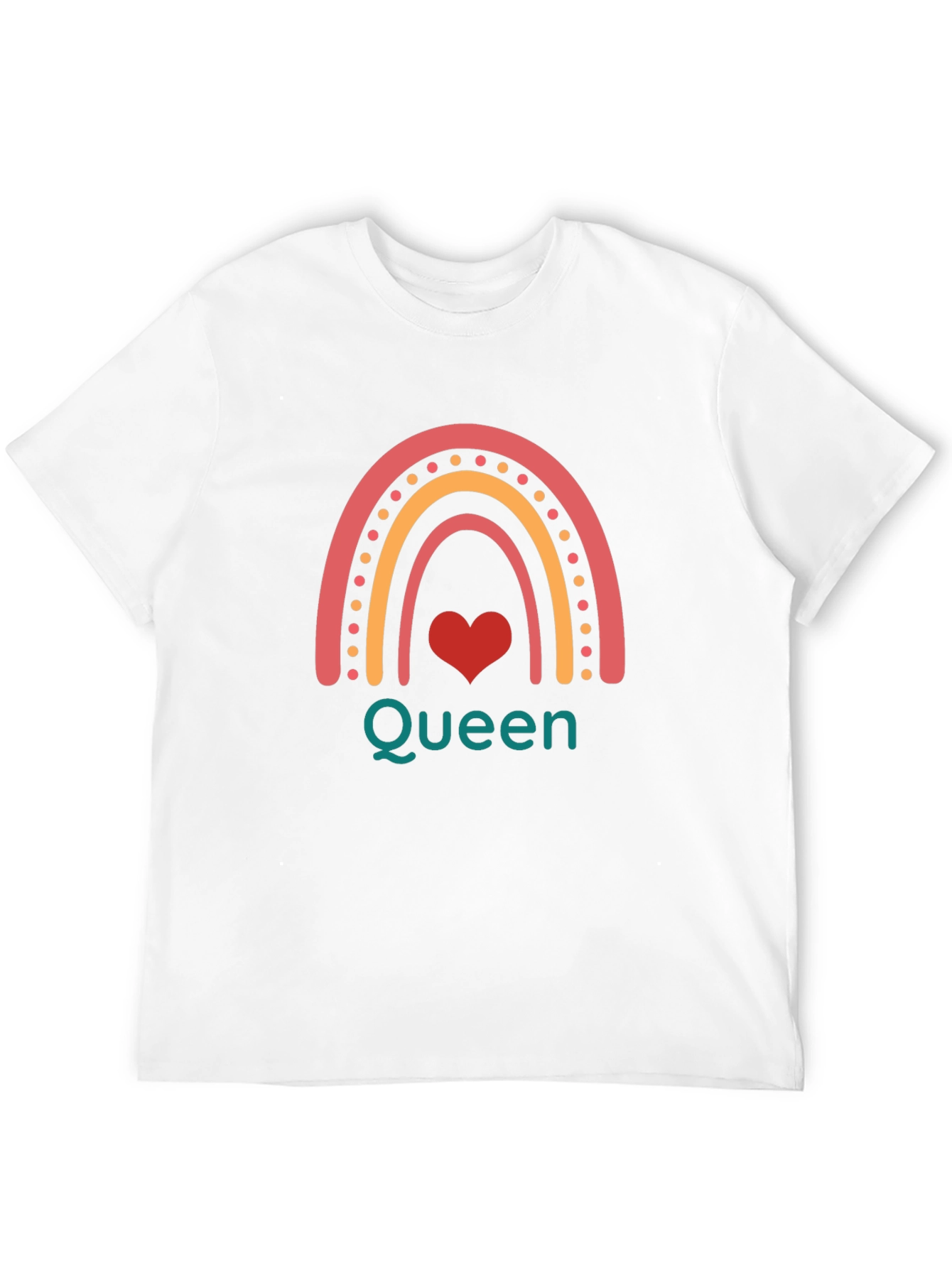 Queen Rainbow Graphic Tee - Trendy Casual Wear