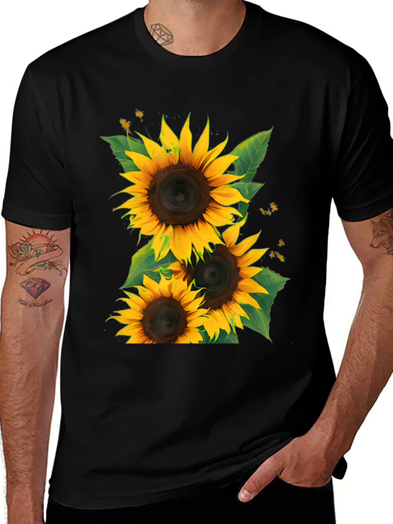 Sunflower Graphic Print T-Shirt