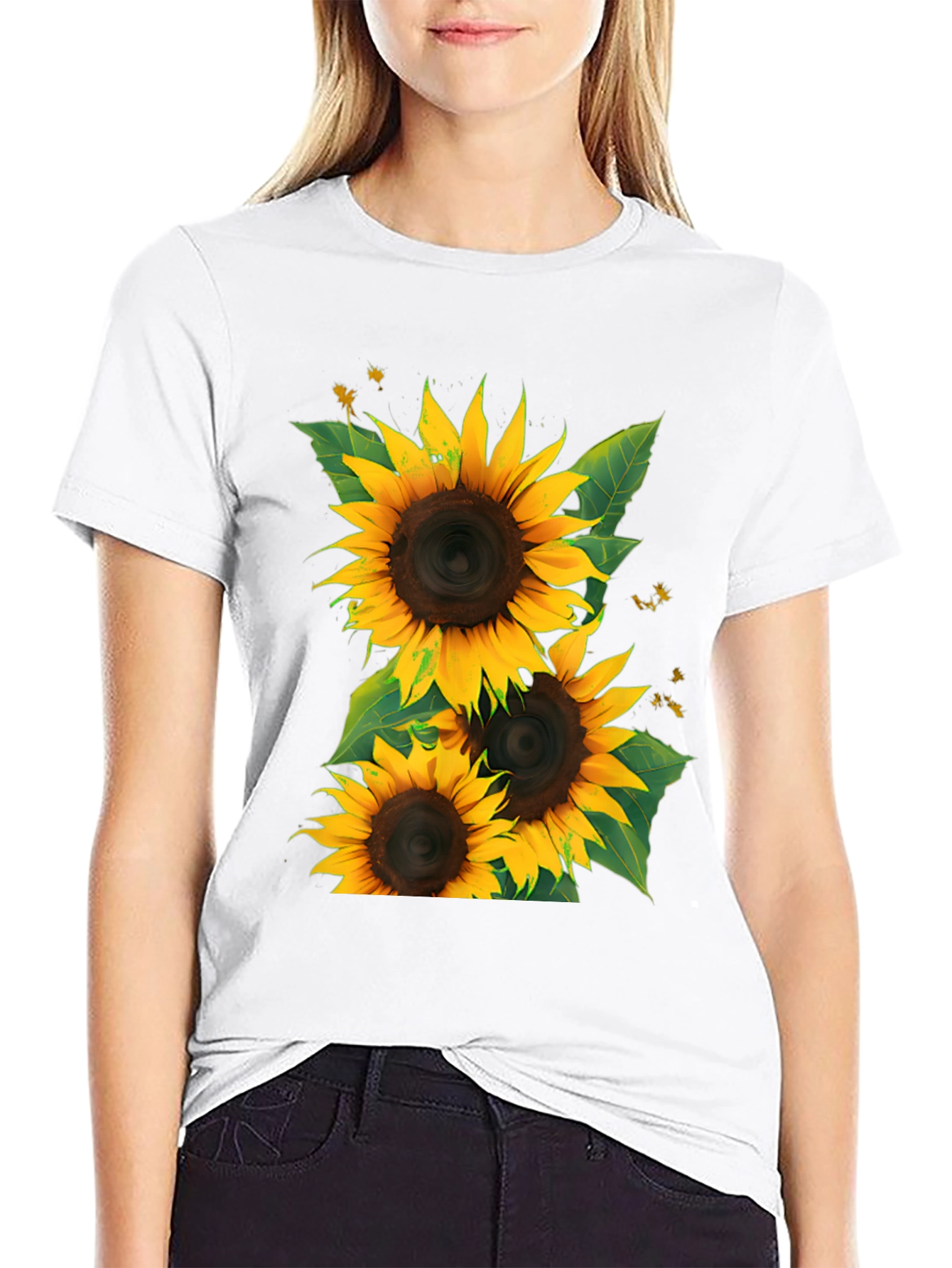 Sunflower Graphic Print T-Shirt