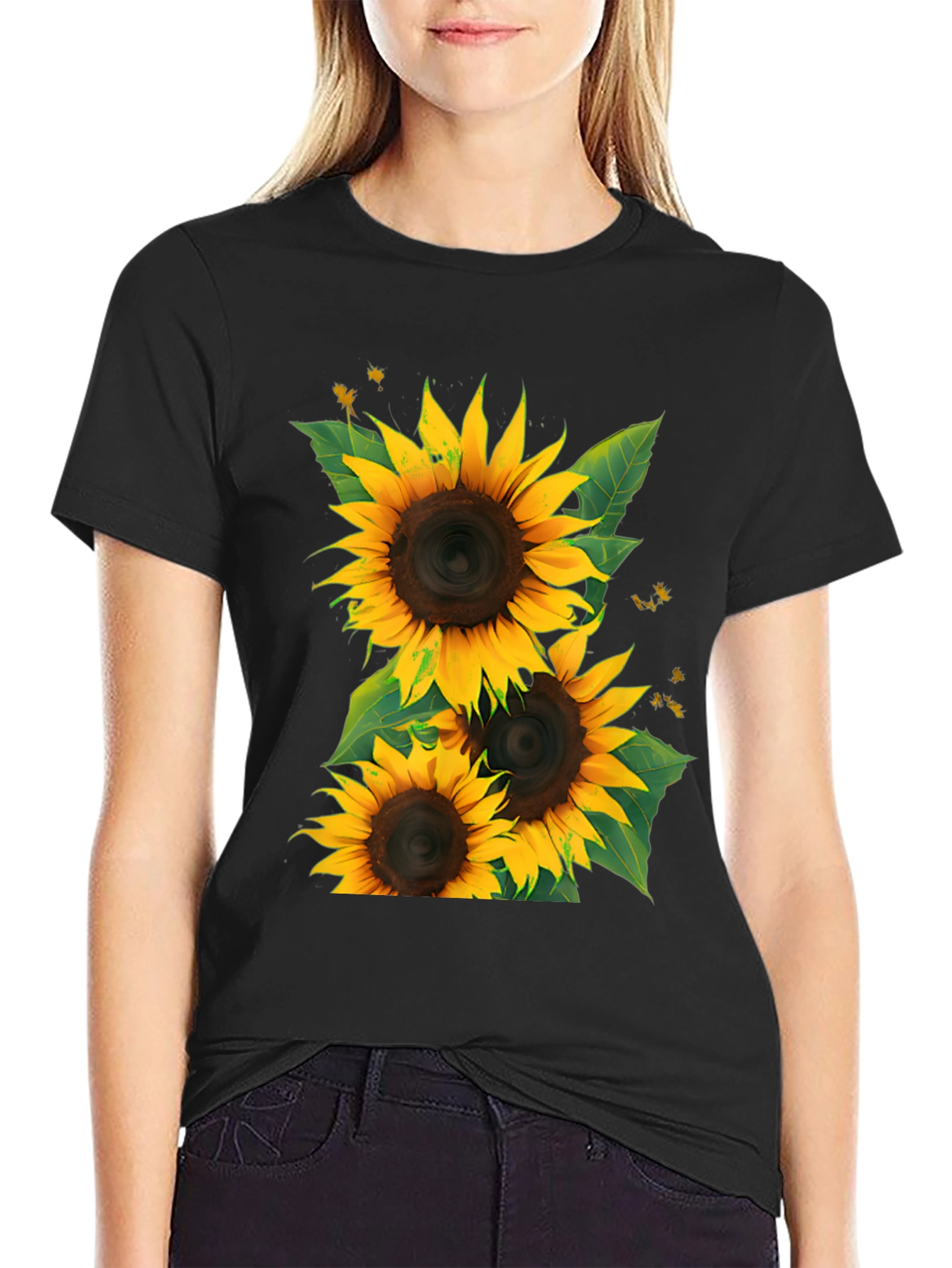 Sunflower Graphic Print T-Shirt