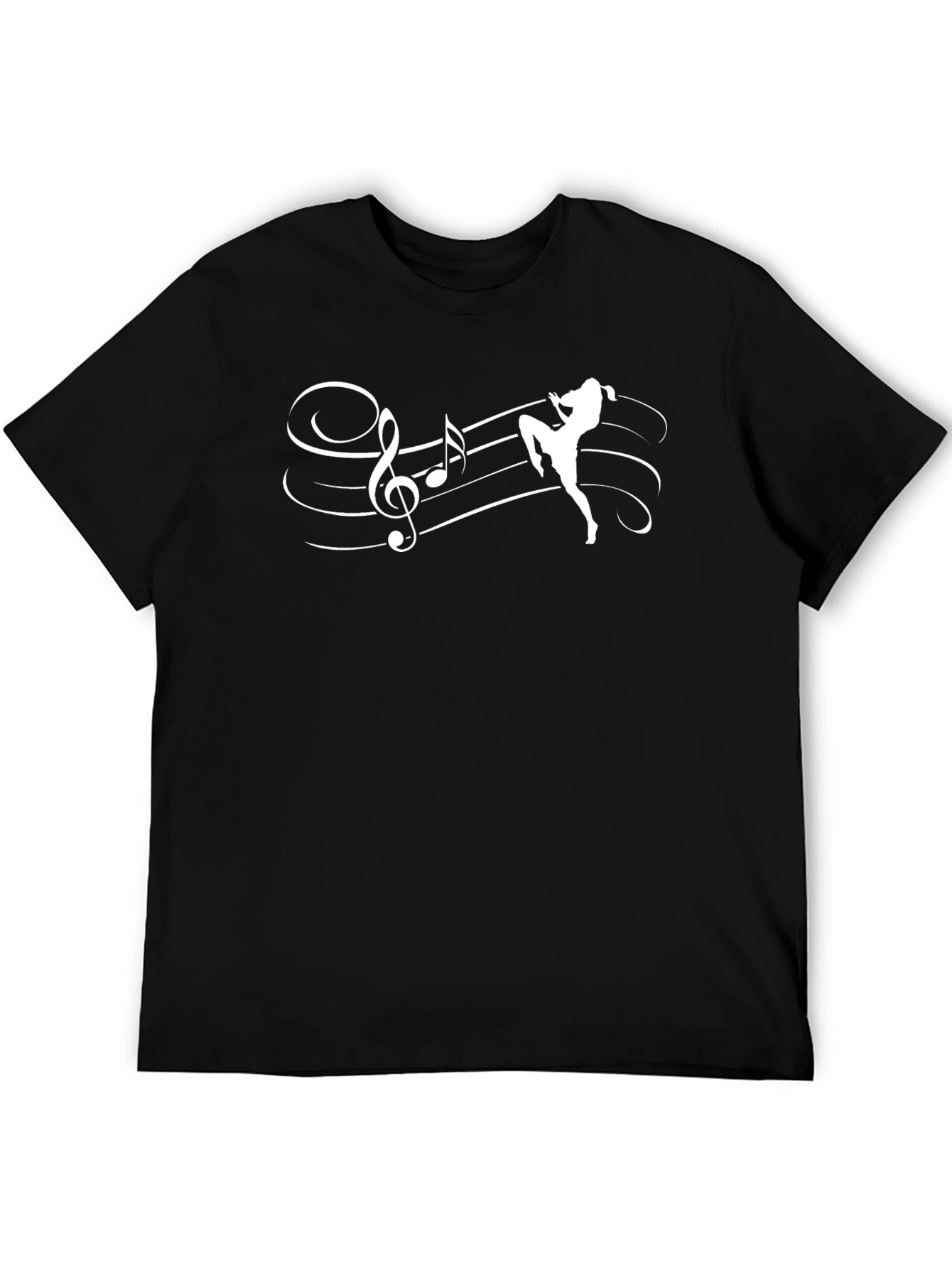 Musical Kickboxing Black T-Shirt - Unique Design