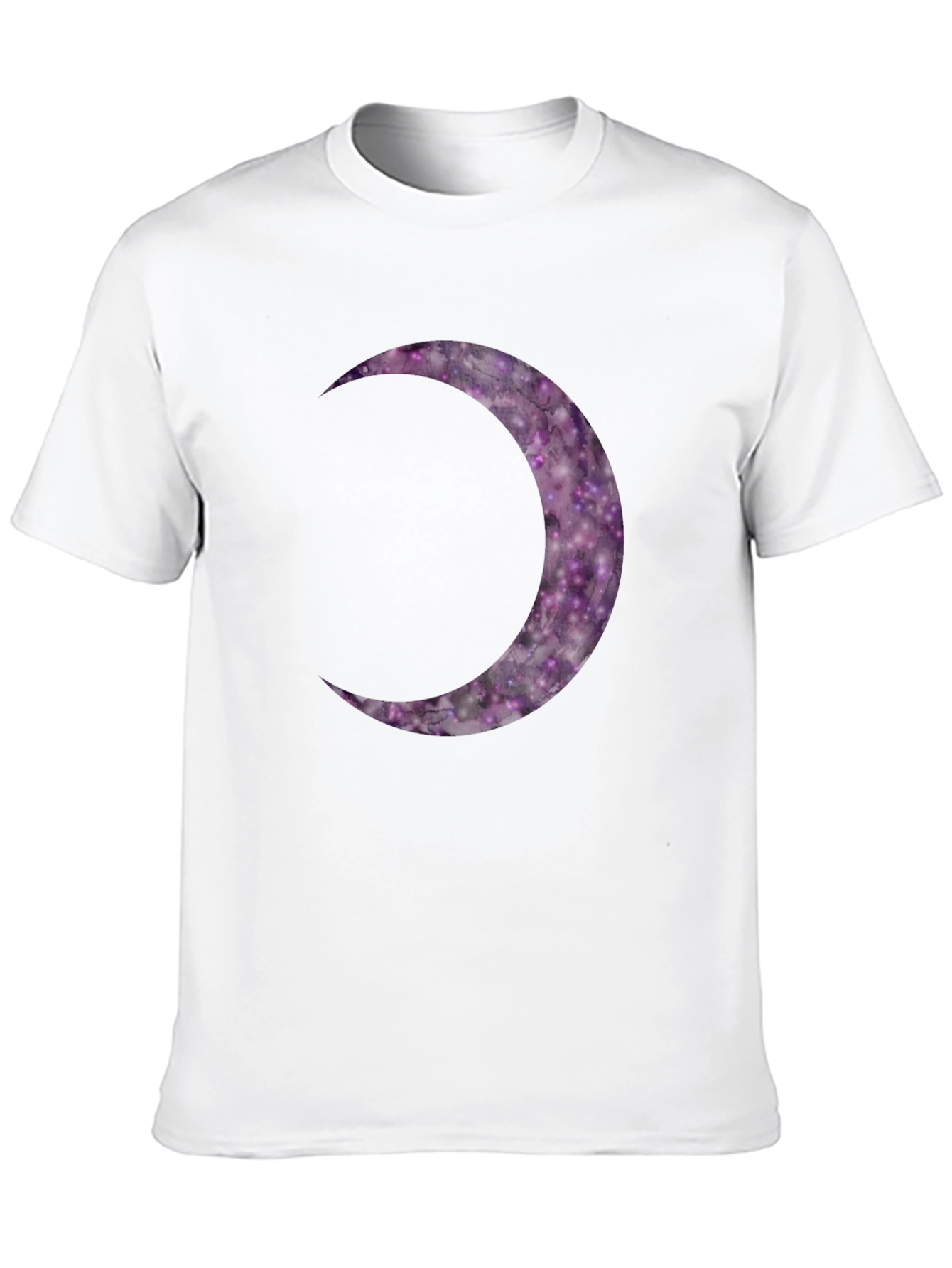 Cosmic Crescent Moon Graphic Tee