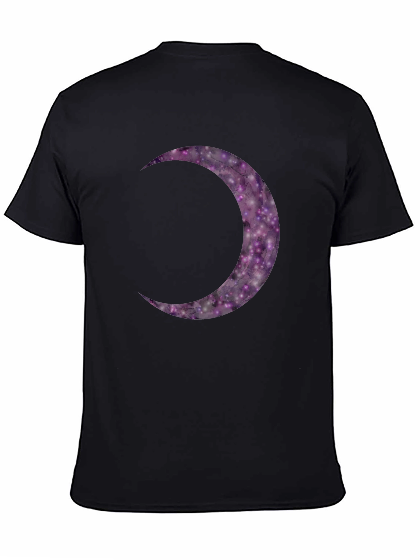 Cosmic Crescent Moon Graphic Tee