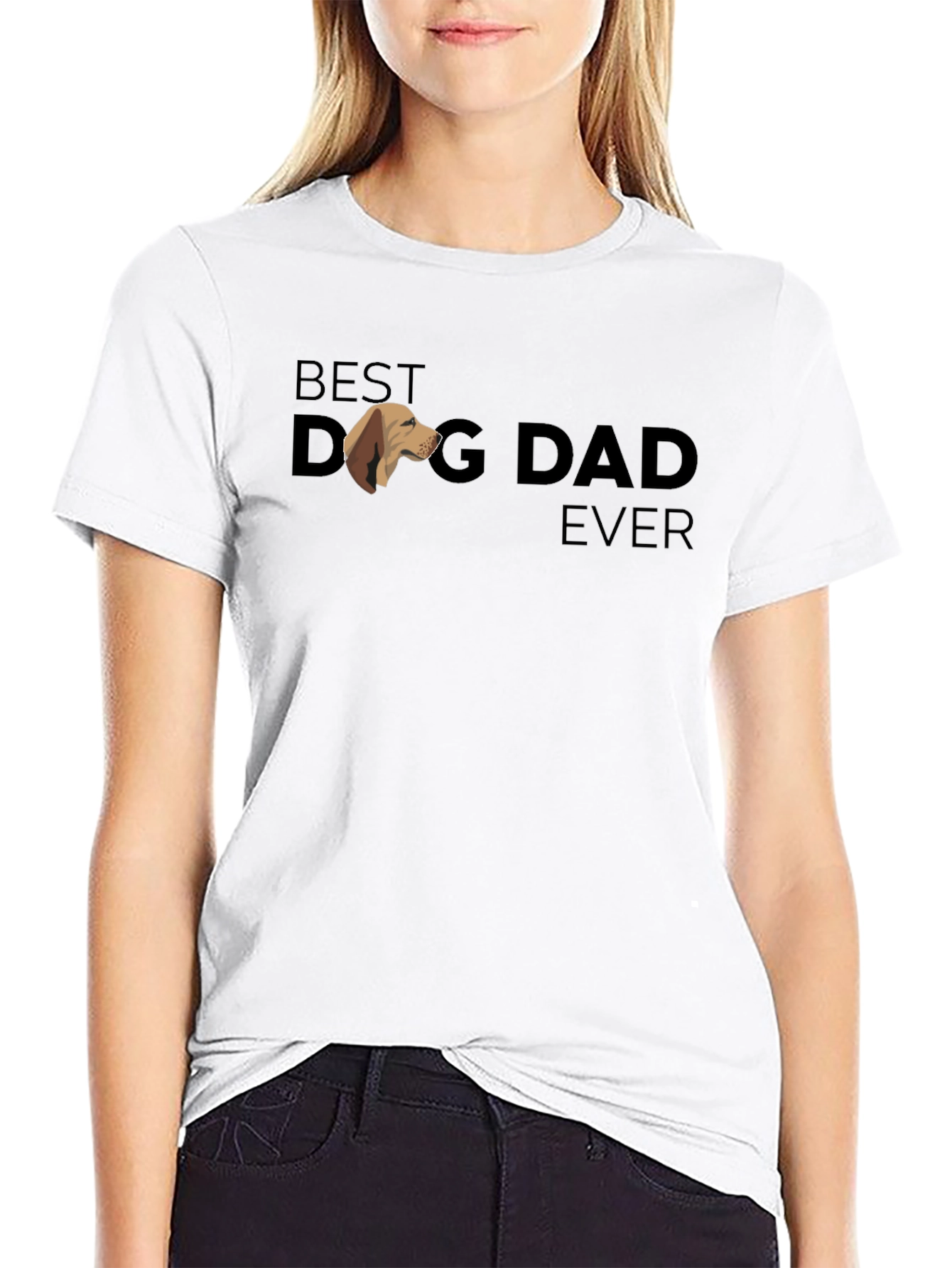 Best Dog Dad Ever T-Shirt - Black