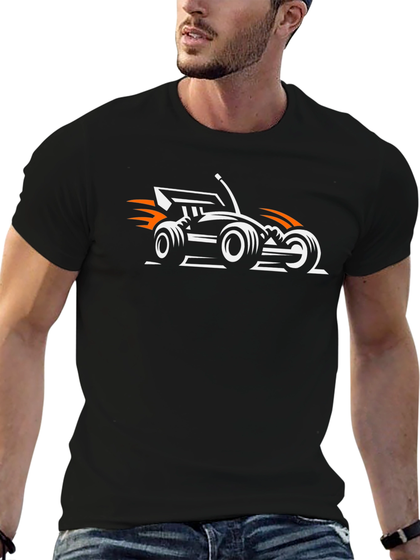 RC Race Car Graphic Tee - Black