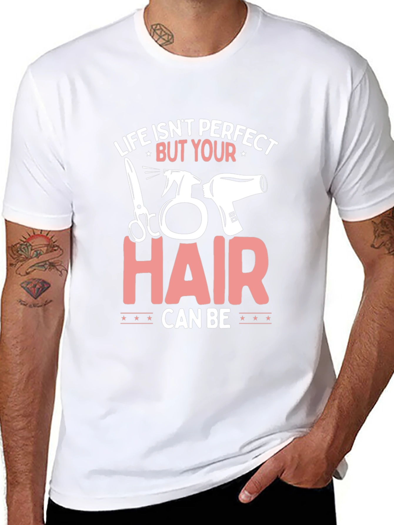 Life Isnt Perfect Hairdresser T-Shirt