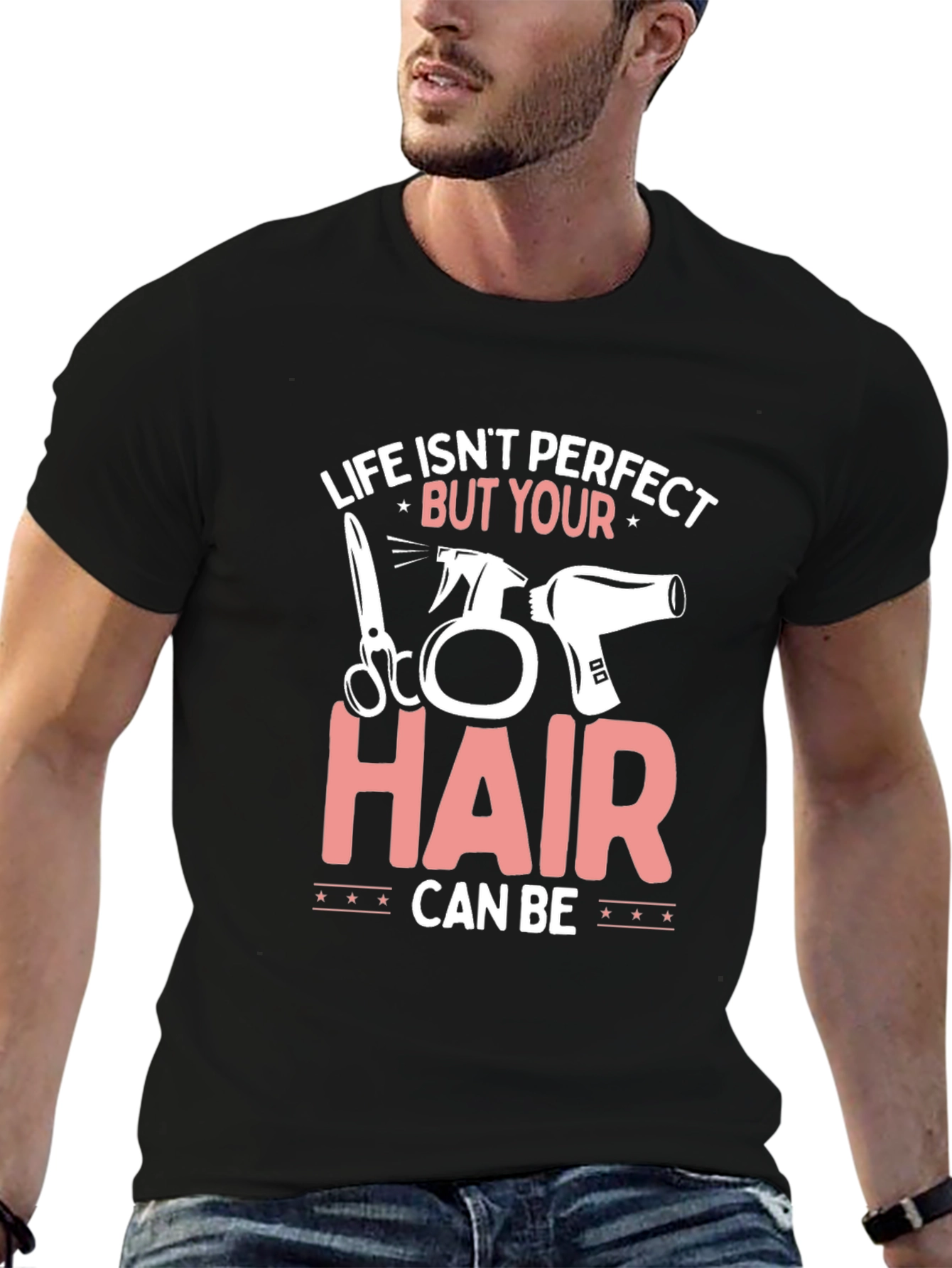 Life Isnt Perfect Hairdresser T-Shirt