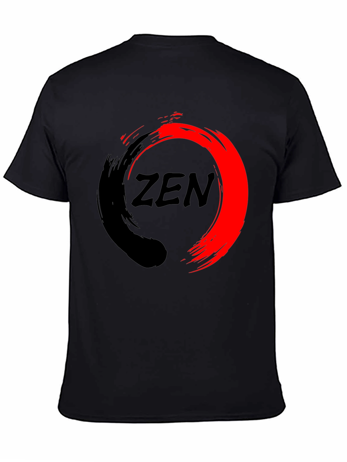 Zen Circle T-Shirt - Mens Crew Neck Tee