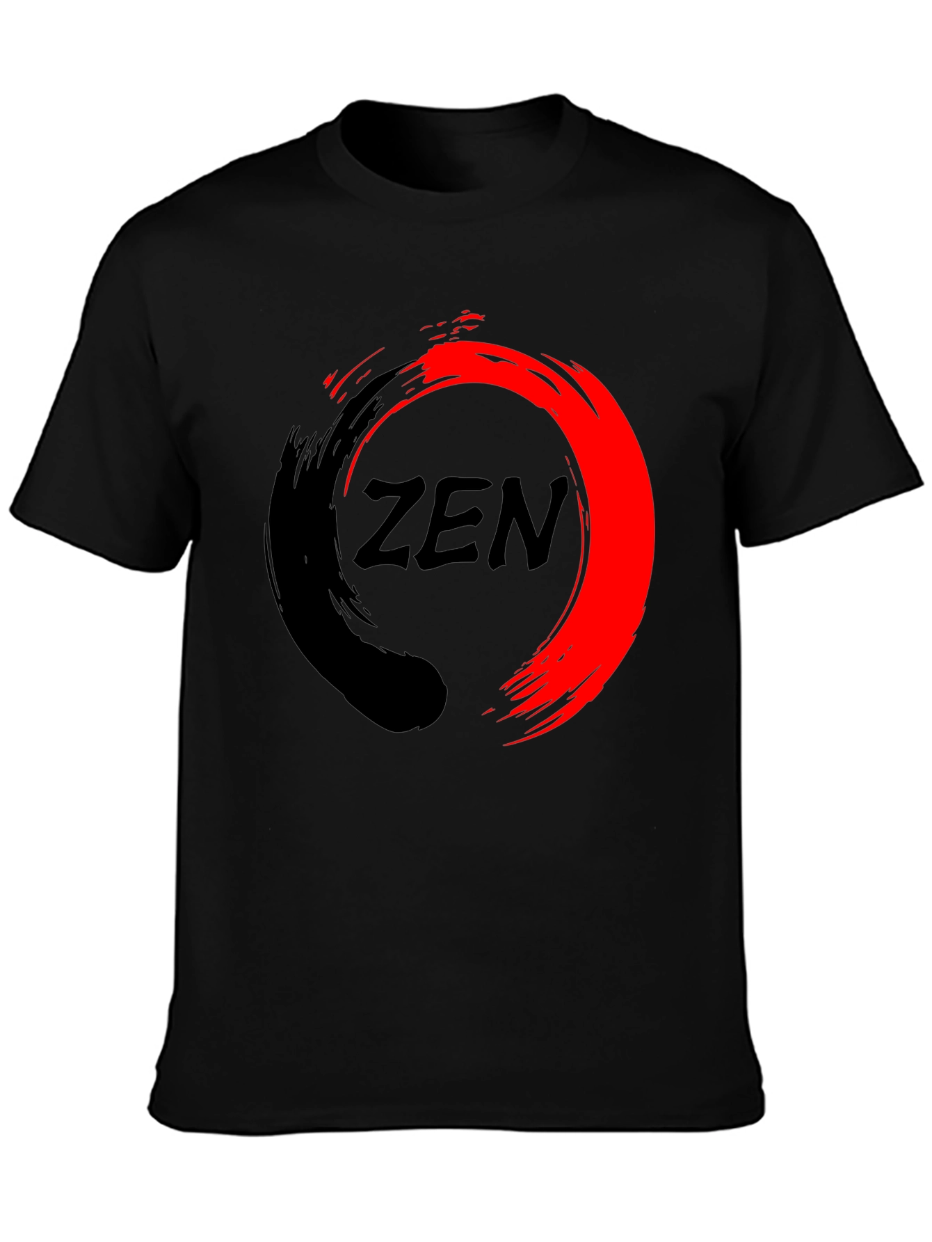Zen Circle T-Shirt - Mens Crew Neck Tee