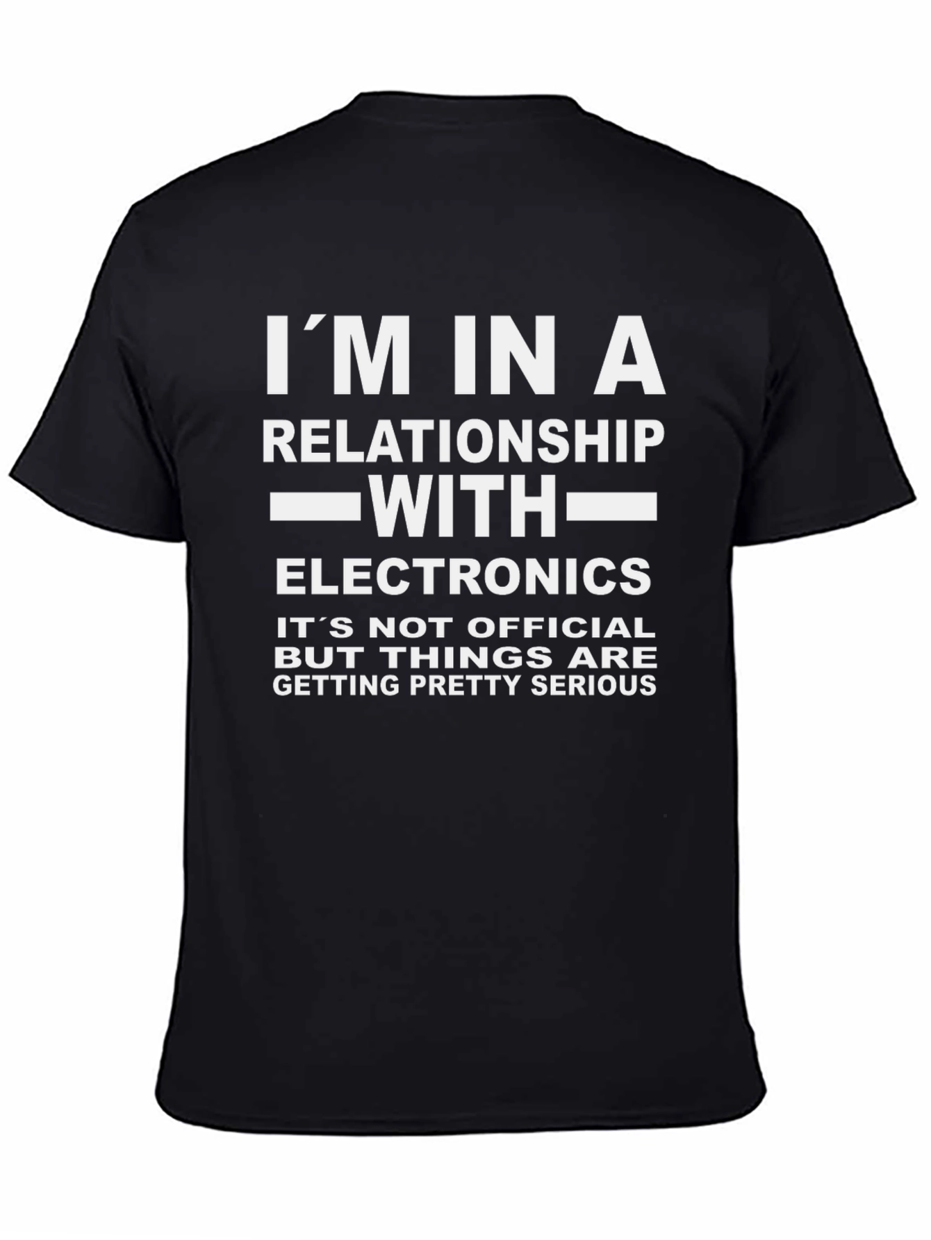 Electronics Relationship Graphic Tee - Funny Geek Shirt