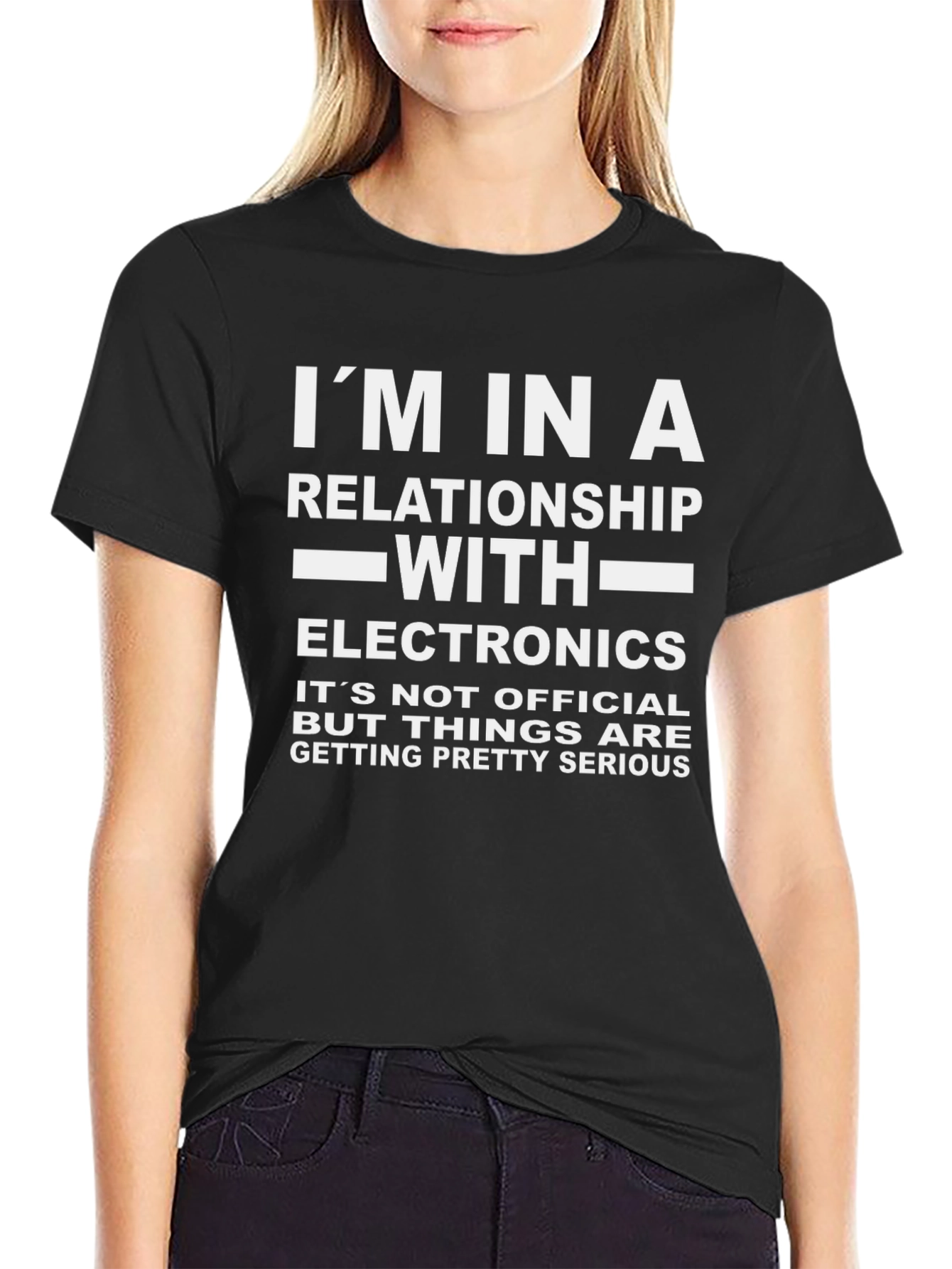 Electronics Relationship Graphic Tee - Funny Geek Shirt