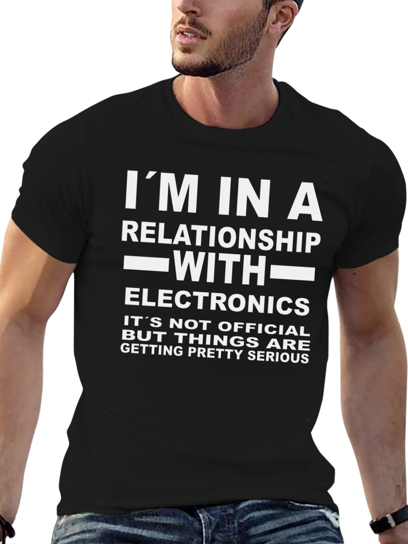 Electronics Relationship Graphic Tee - Funny Geek Shirt