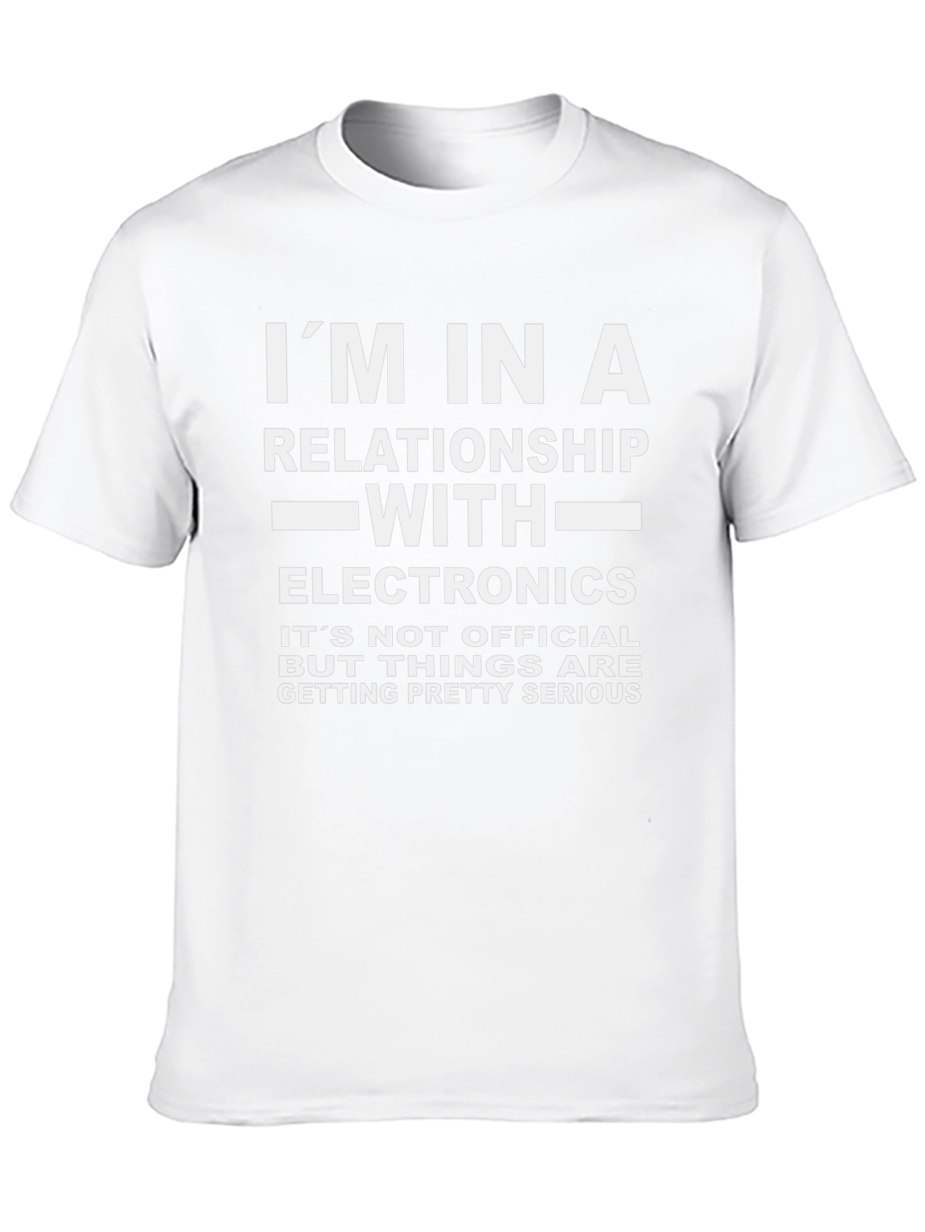 Electronics Relationship Graphic Tee - Funny Geek Shirt