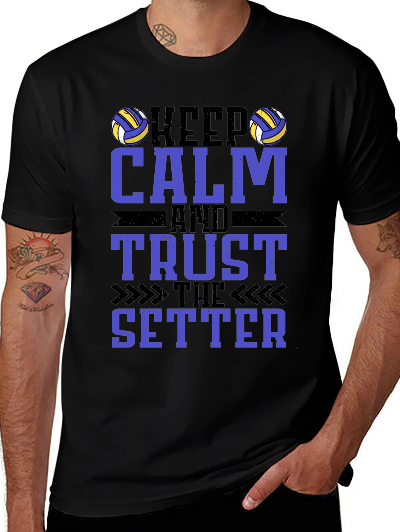 Keep Calm and Trust The Setter Volleyball T-Shirt