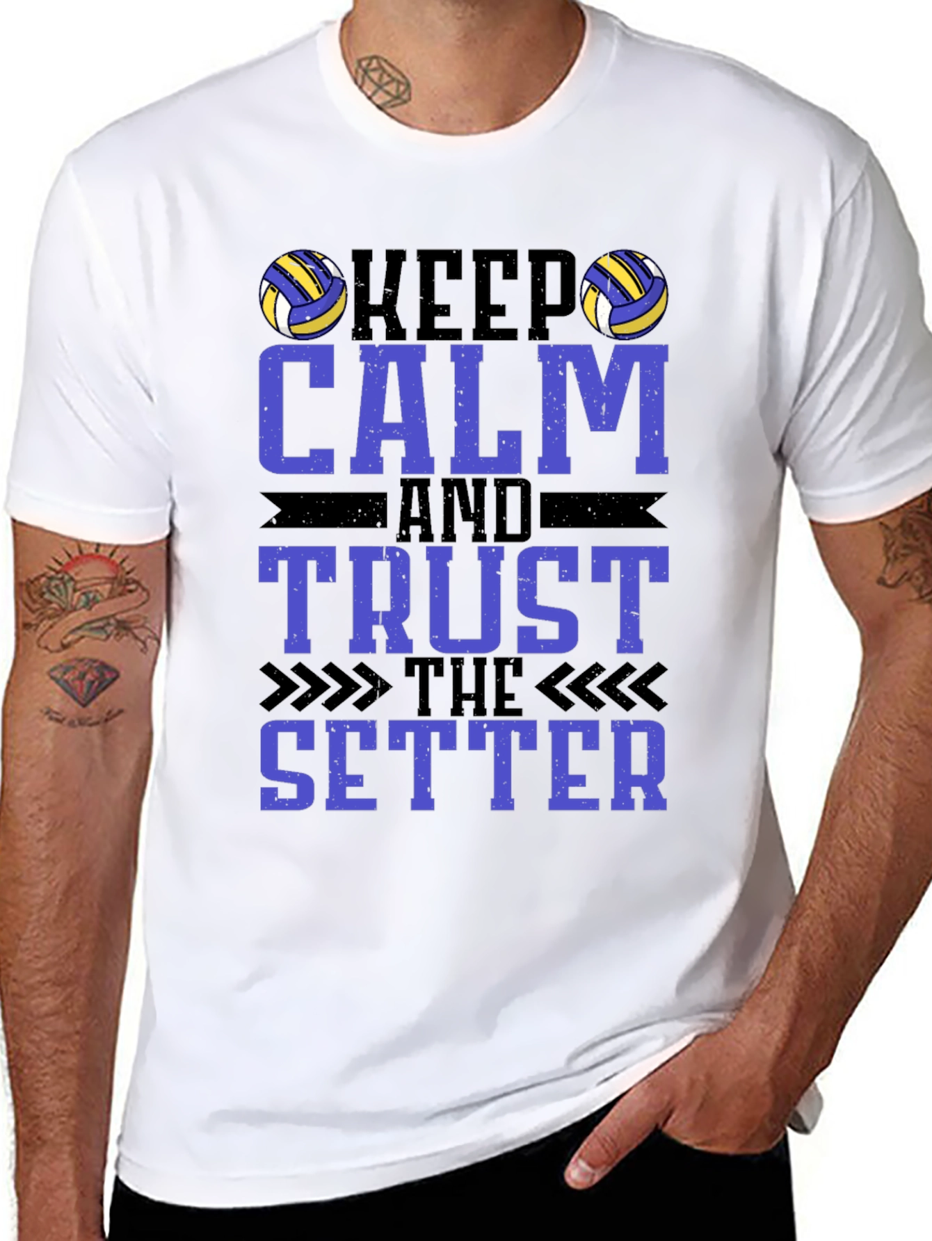 Keep Calm and Trust The Setter Volleyball T-Shirt