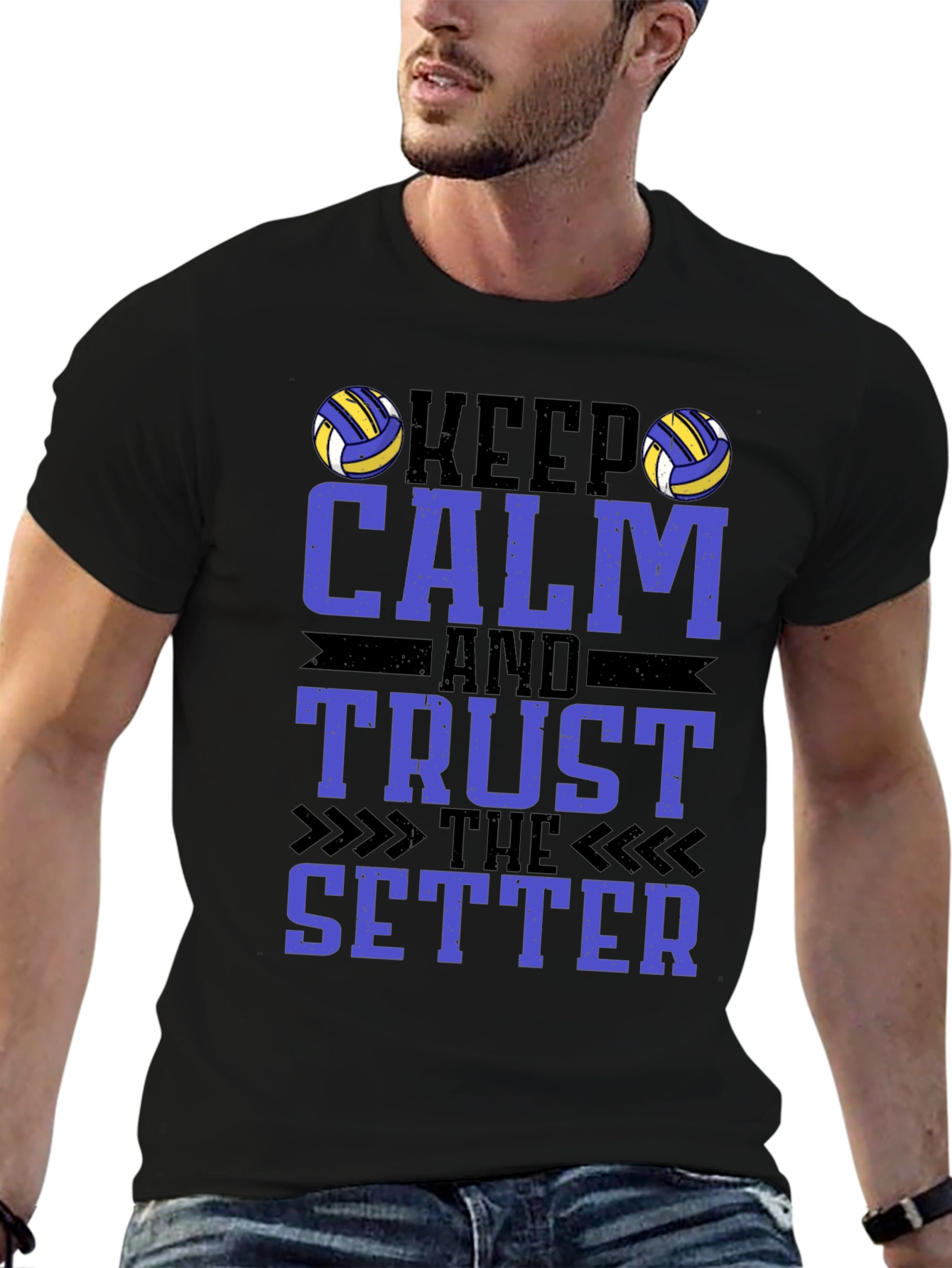 Keep Calm and Trust The Setter Volleyball T-Shirt