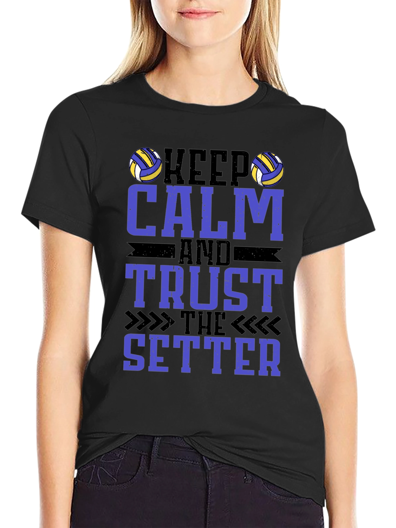 Keep Calm and Trust The Setter Volleyball T-Shirt