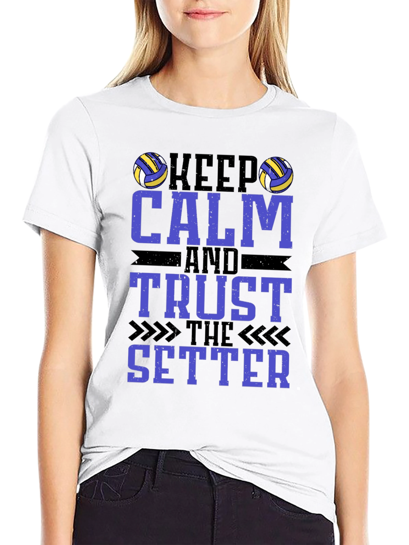 Keep Calm and Trust The Setter Volleyball T-Shirt