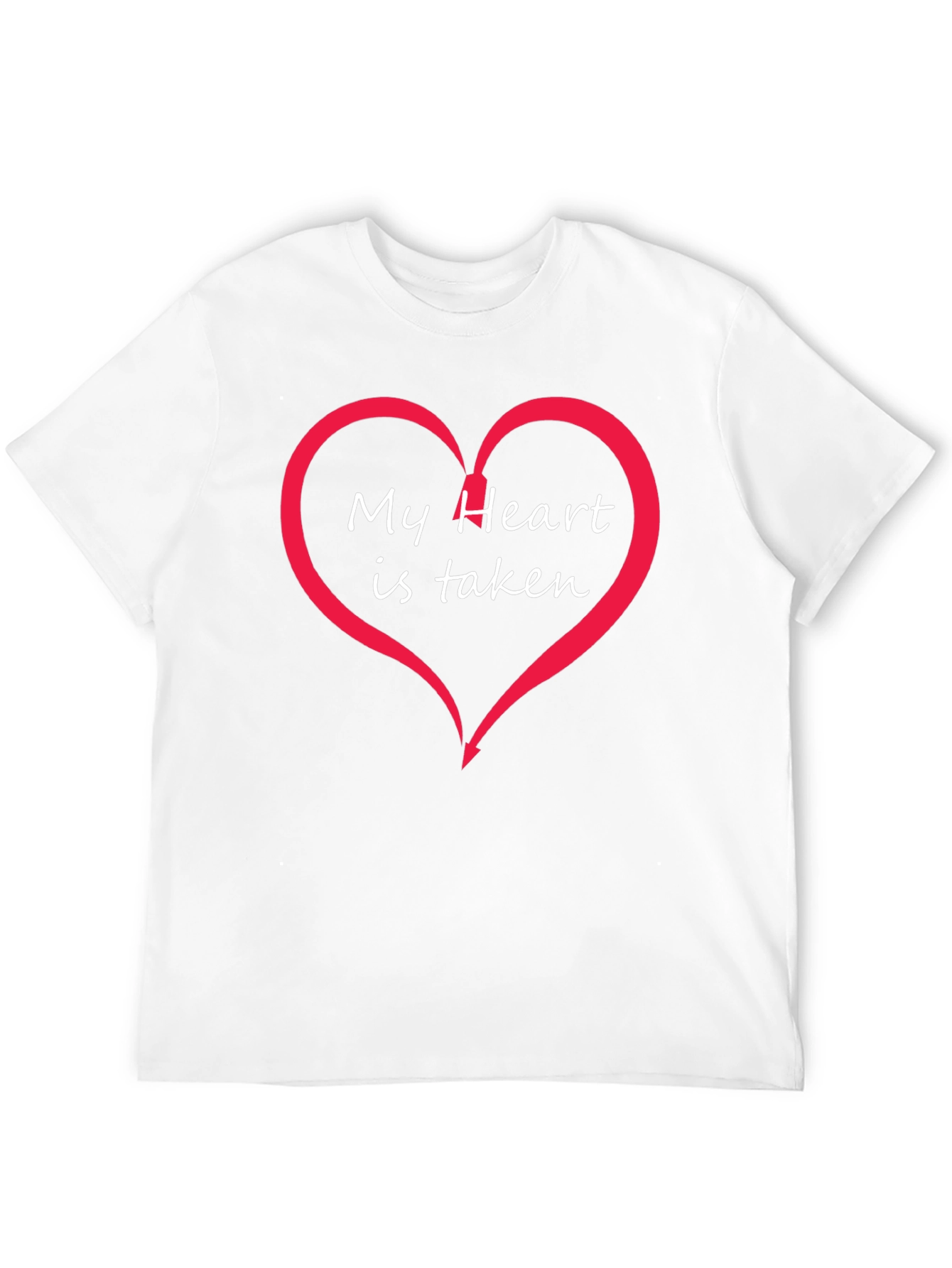 My Heart Is Taken T-Shirt - Romantic Graphic Tee