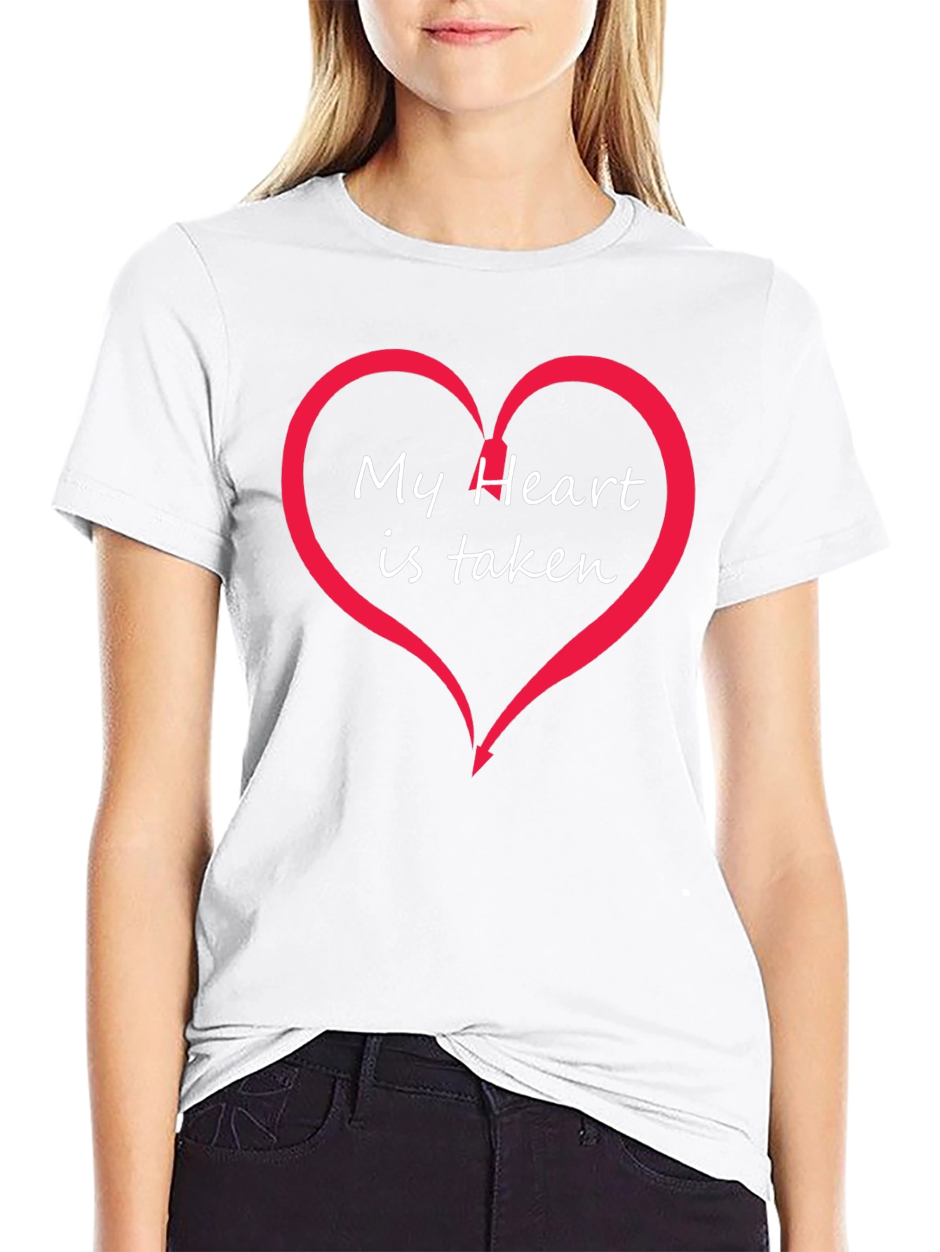 My Heart Is Taken T-Shirt - Romantic Graphic Tee
