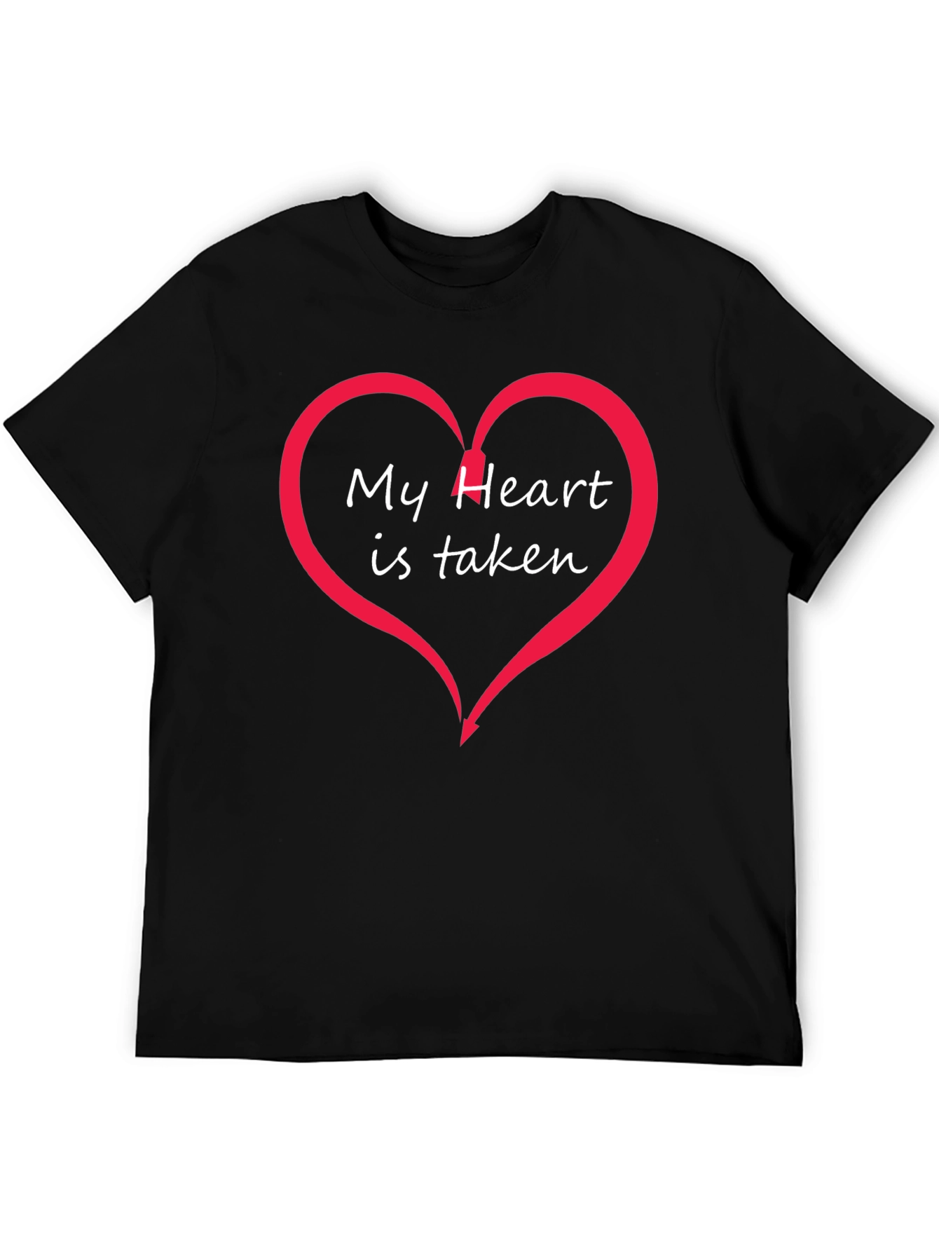 My Heart Is Taken T-Shirt - Romantic Graphic Tee