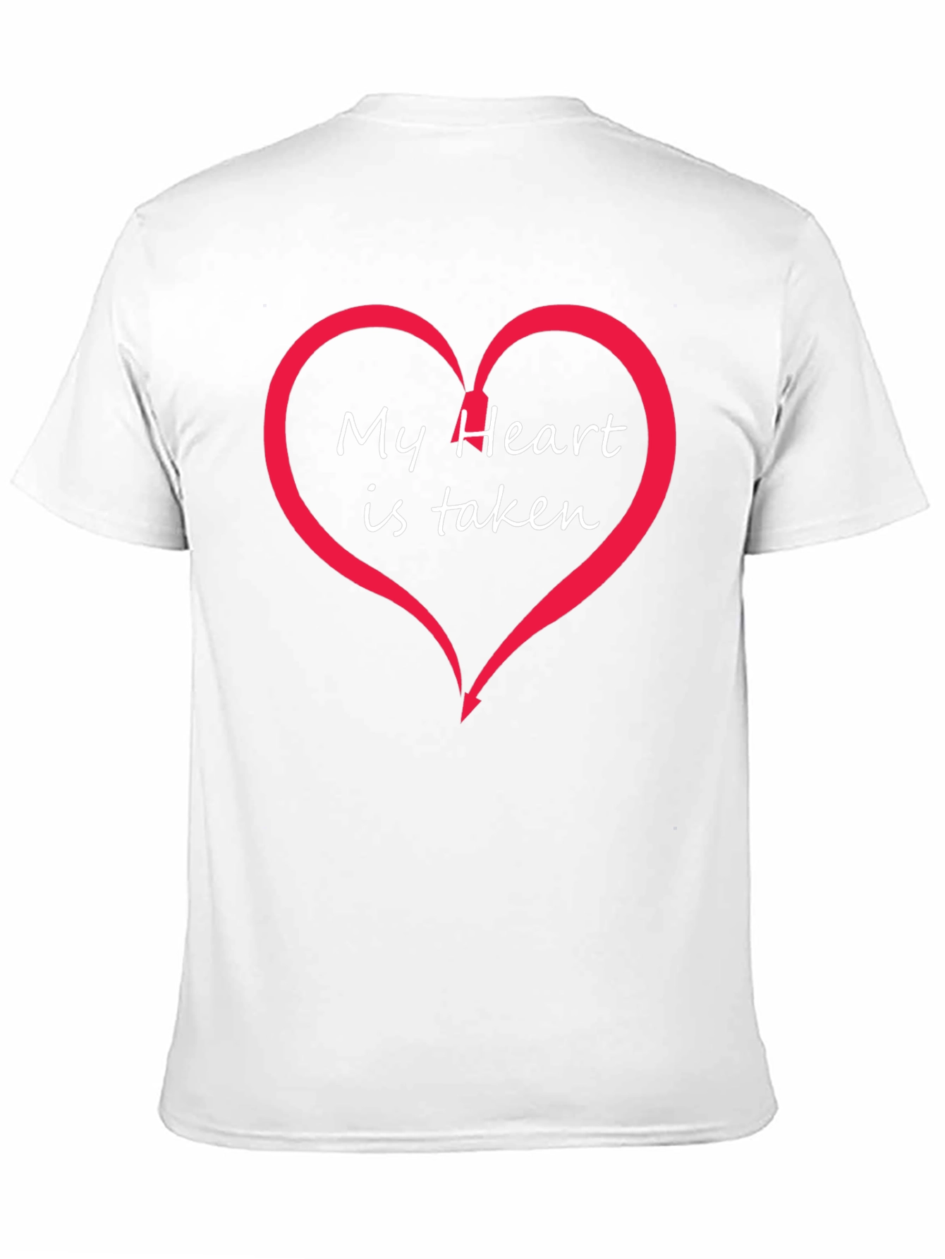My Heart Is Taken T-Shirt - Romantic Graphic Tee