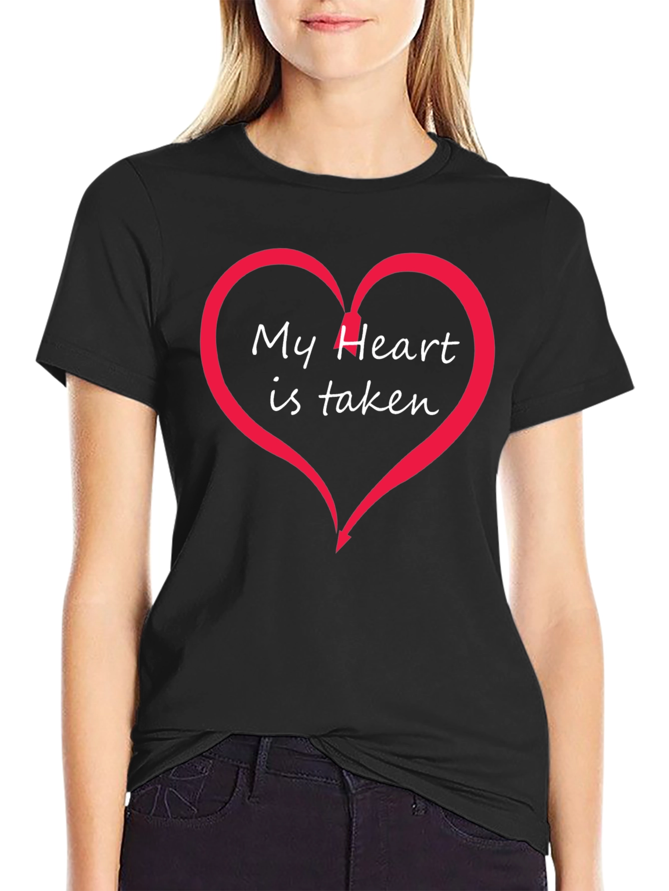 My Heart Is Taken T-Shirt - Romantic Graphic Tee