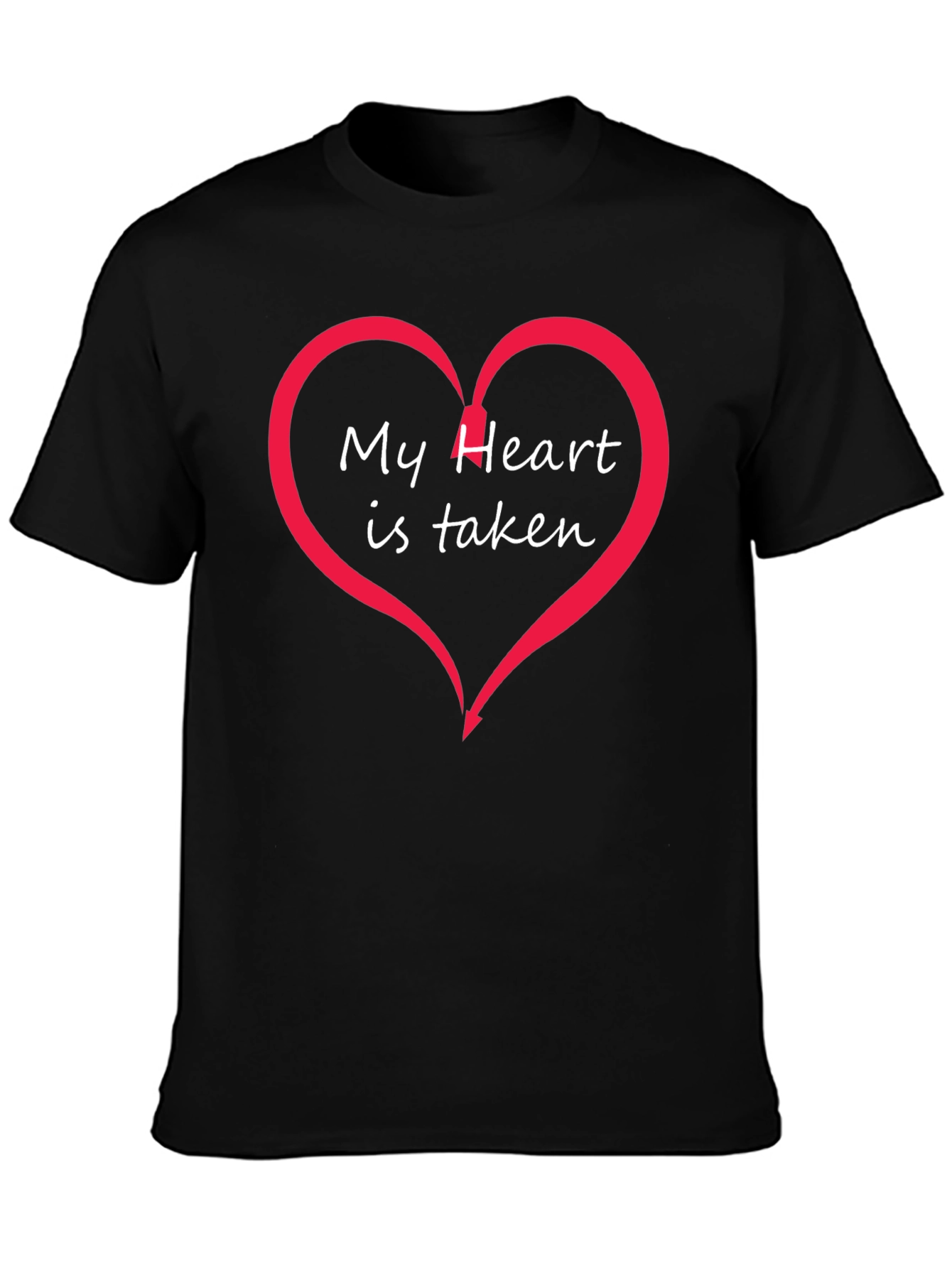 My Heart Is Taken T-Shirt - Romantic Graphic Tee