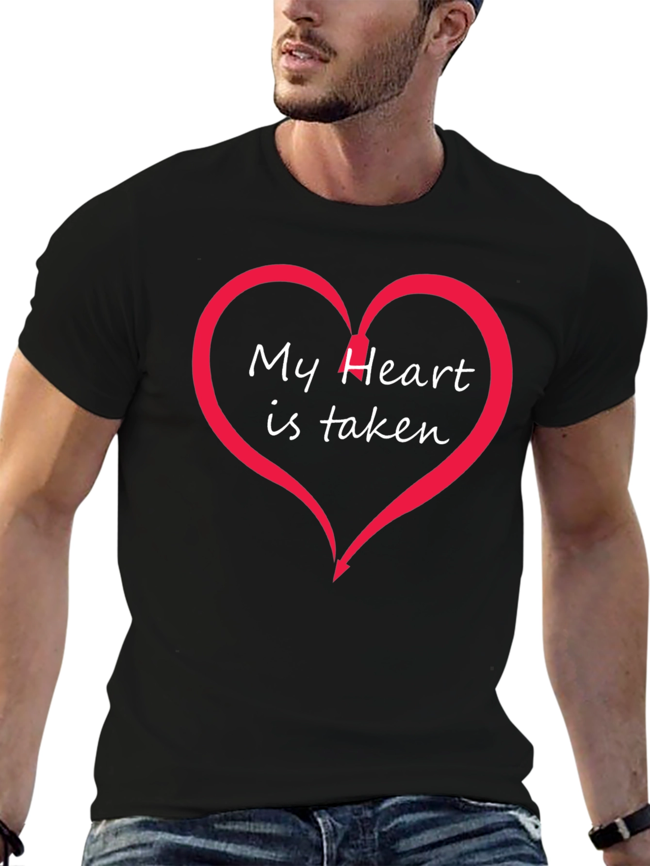 My Heart Is Taken T-Shirt - Romantic Graphic Tee