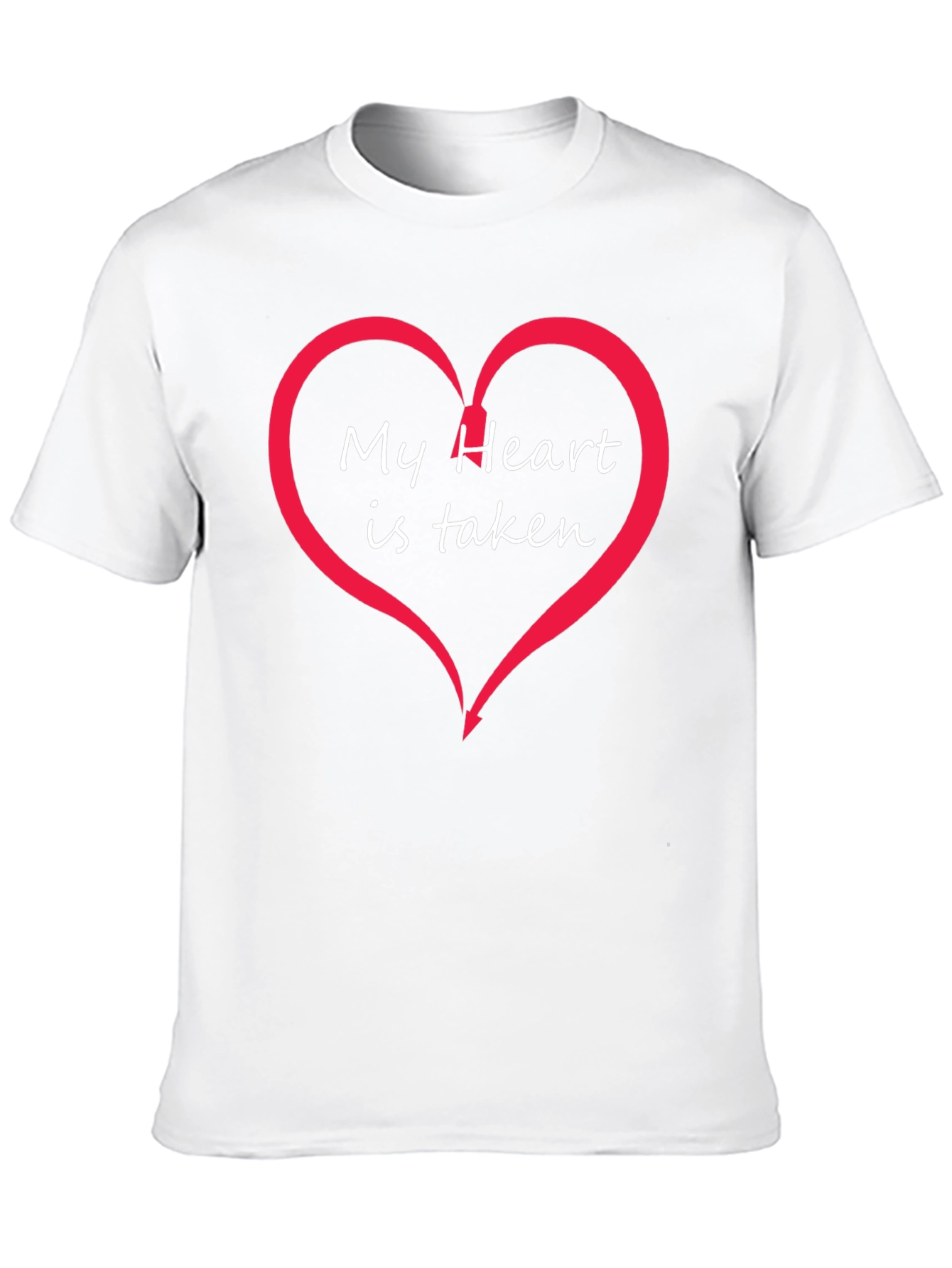 My Heart Is Taken T-Shirt - Romantic Graphic Tee
