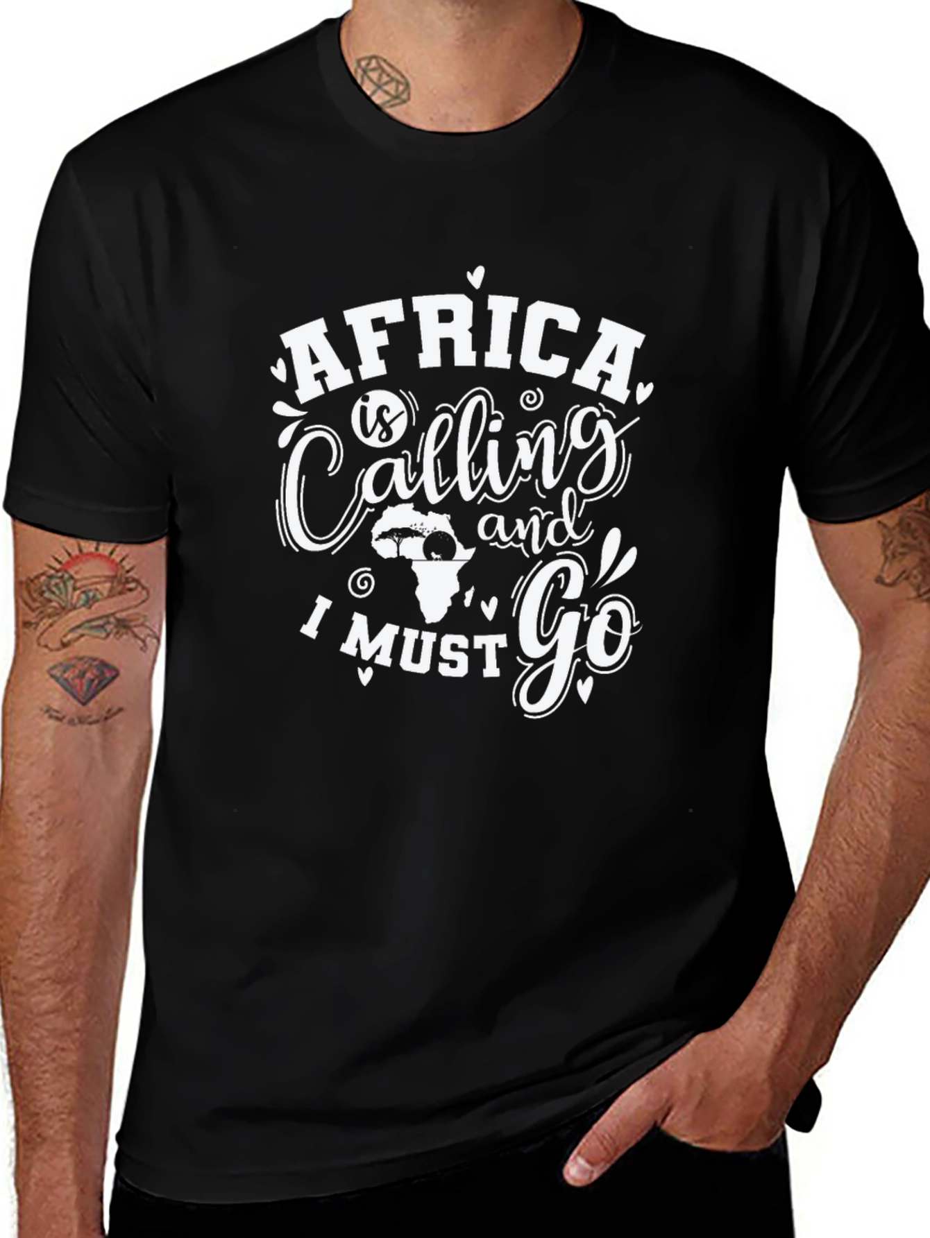 Africa Calling T-Shirt - Stylish Adventure Tee
