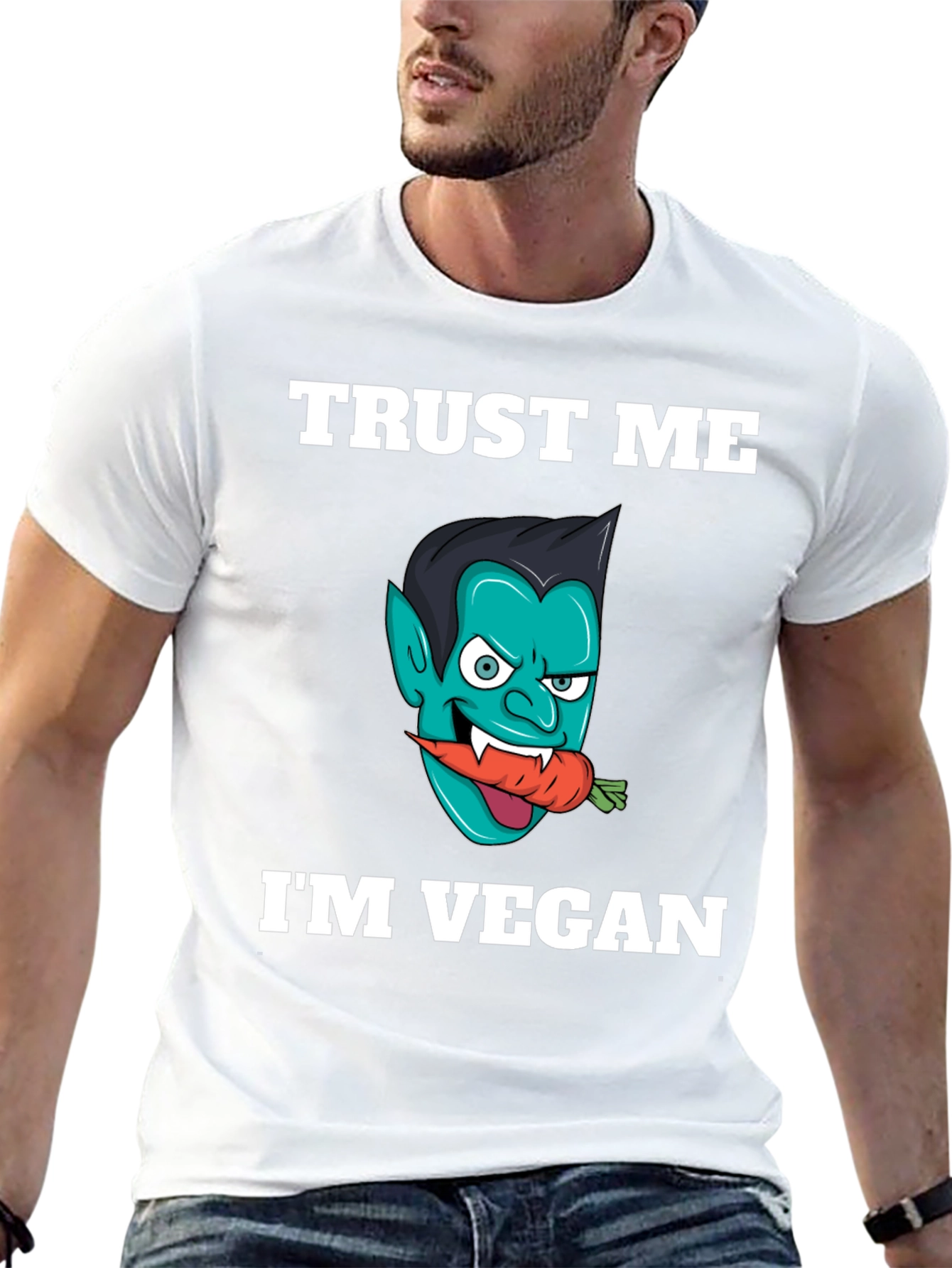 Vegan Vampire T-Shirt - Trust Me Im Vegan!