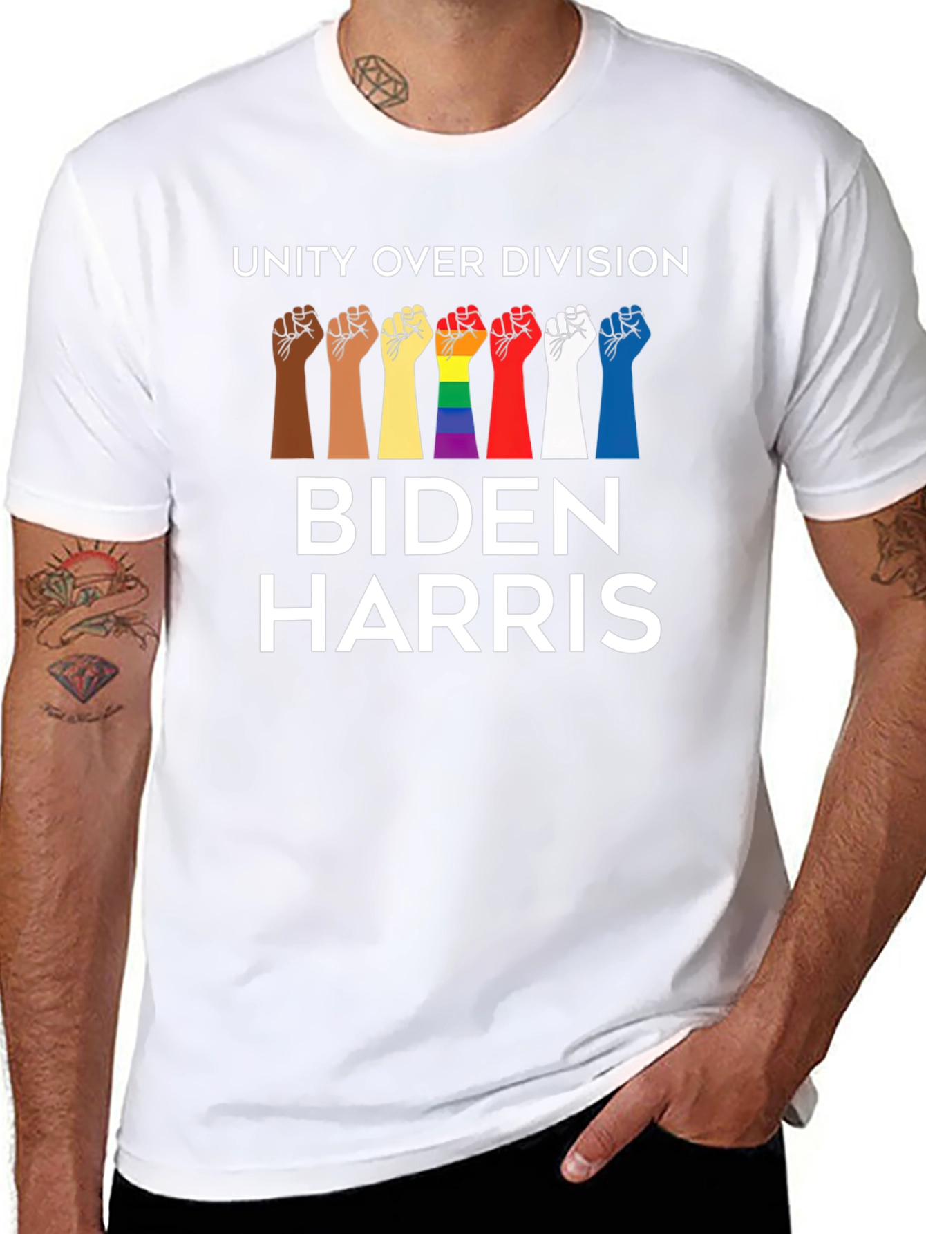 Unity Over Division Biden Harris T-Shirt