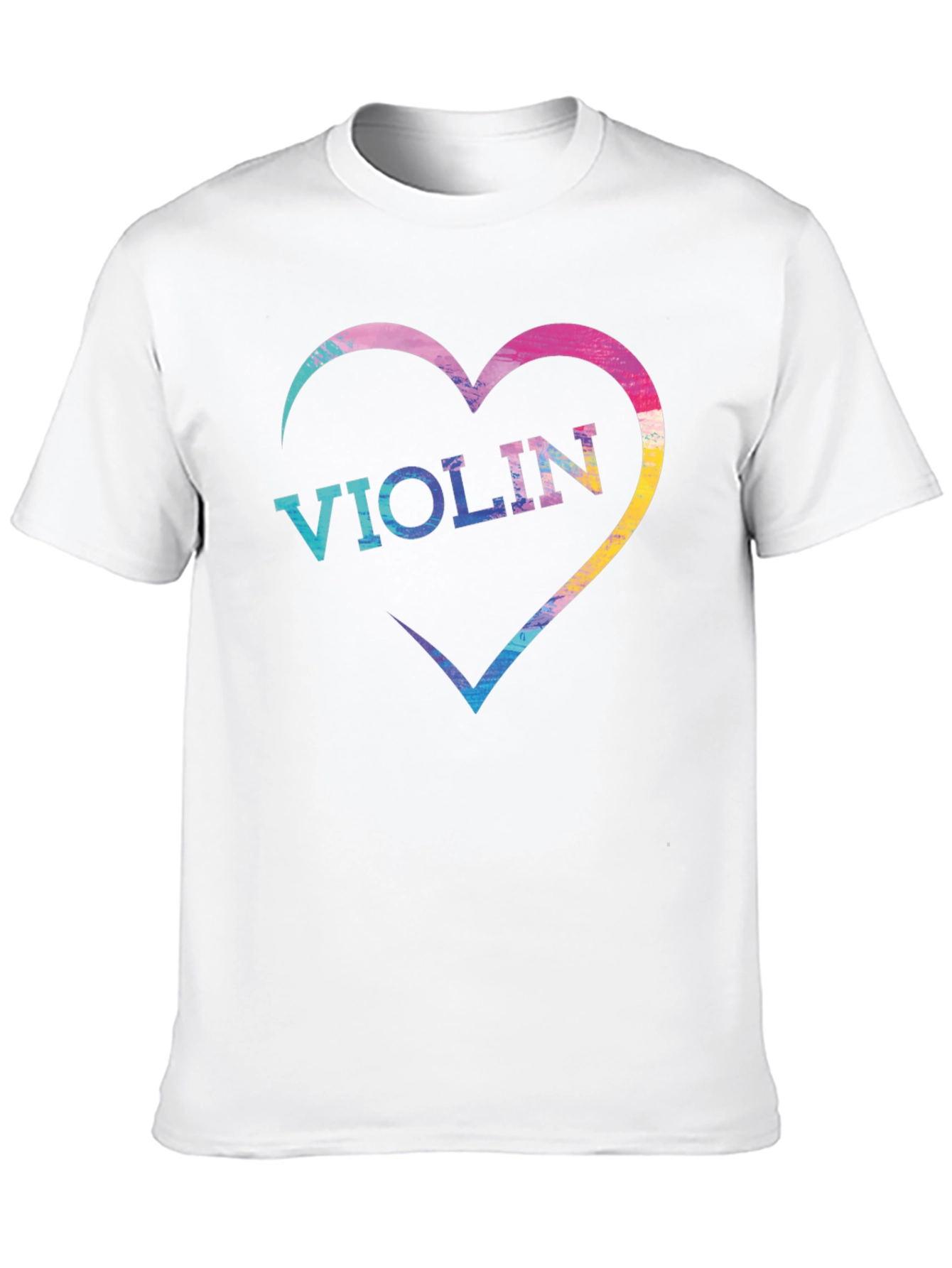 Violin Heart T-Shirt - Music Lover Tee