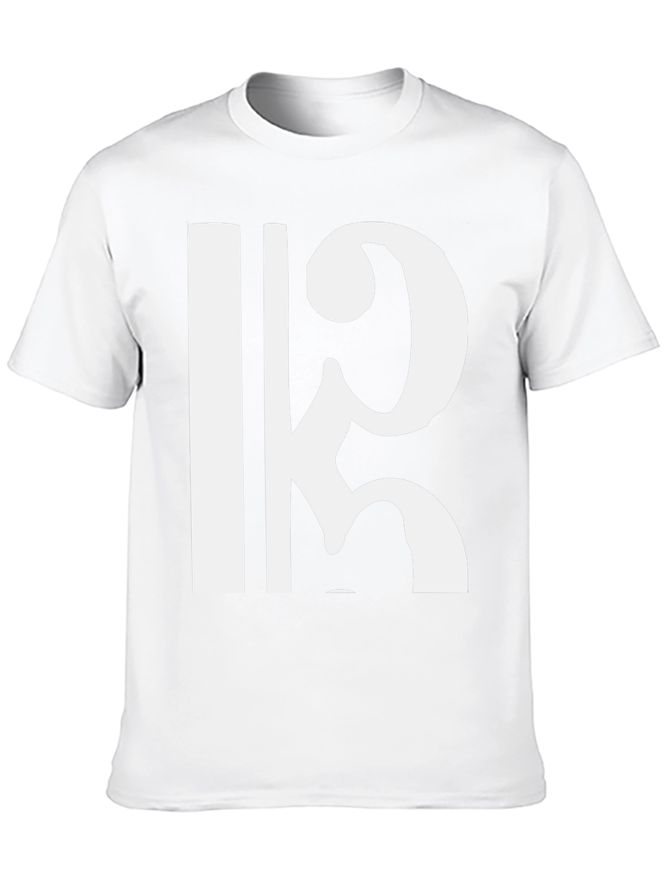 Bold Clef Graphic Black Tee
