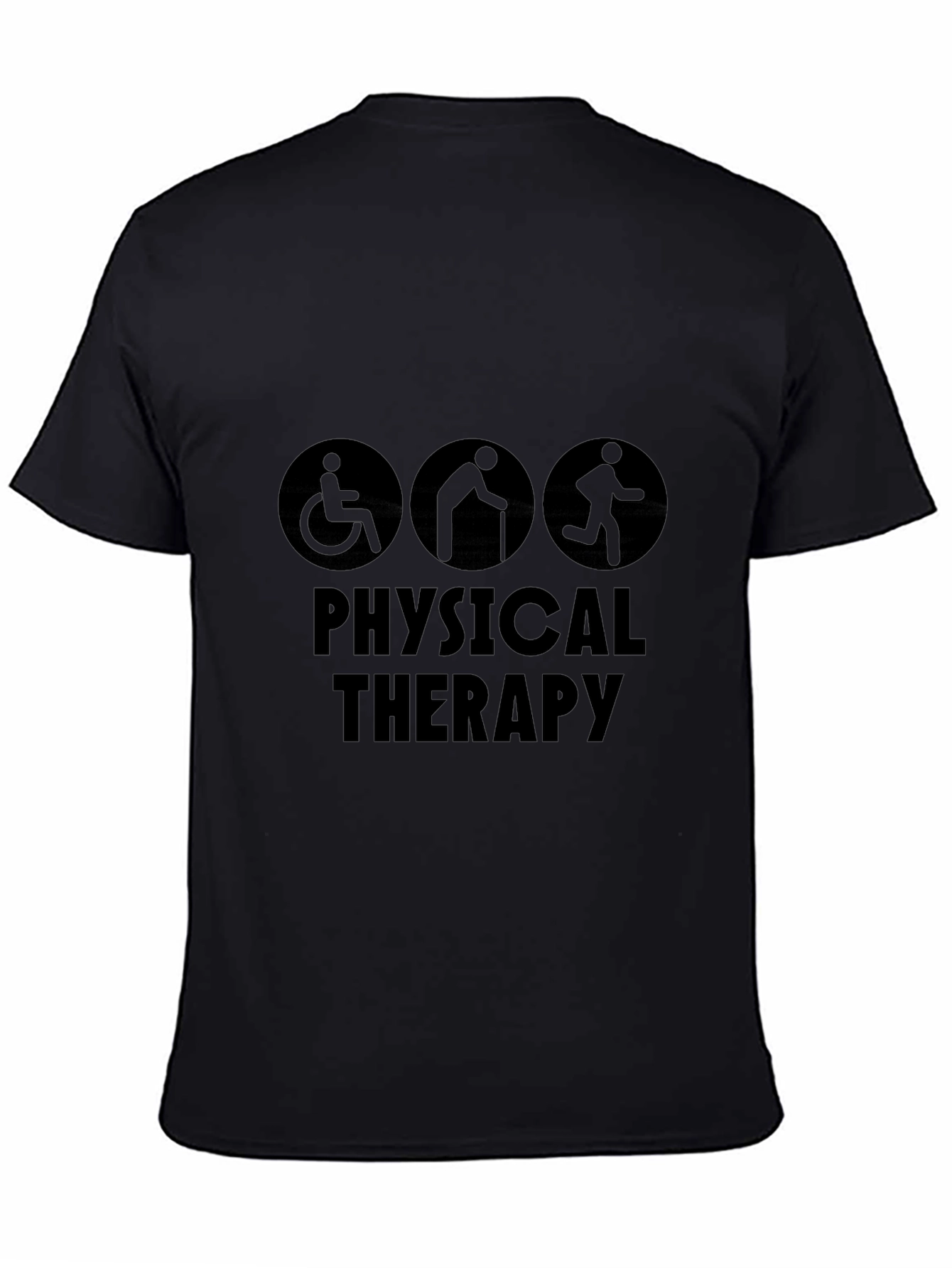 Physical Therapy T-Shirt: Unisex Black Tee