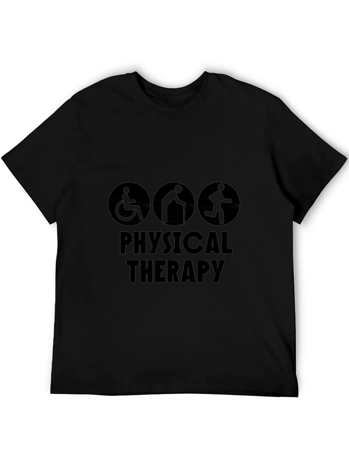 Physical Therapy T-Shirt: Unisex Black Tee