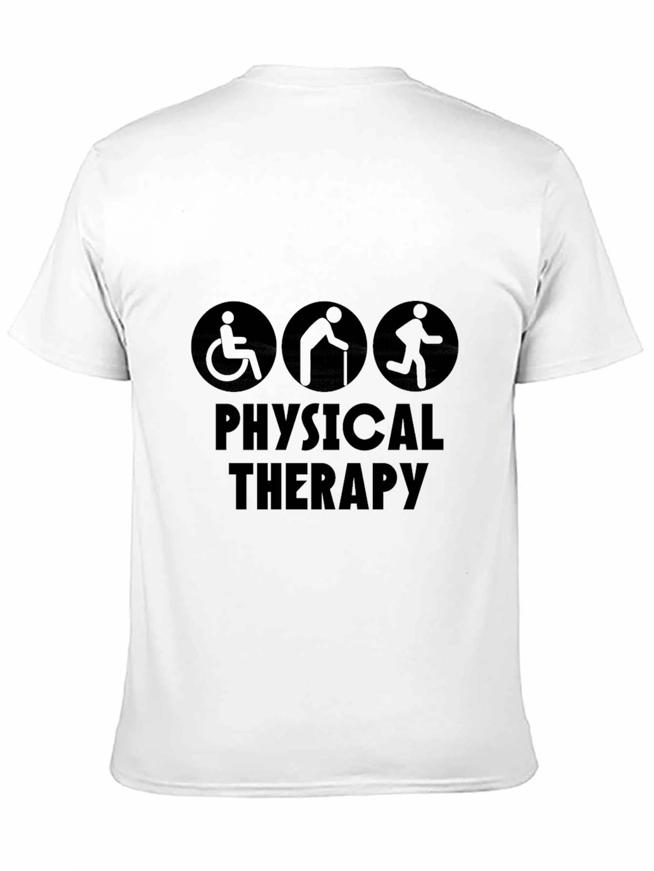 Physical Therapy T-Shirt: Unisex Black Tee