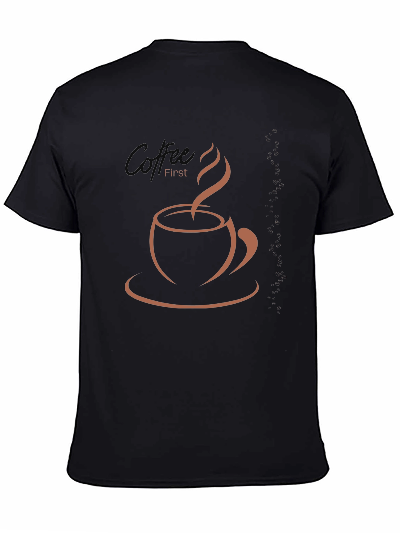 Coffee First Graphic T-Shirt