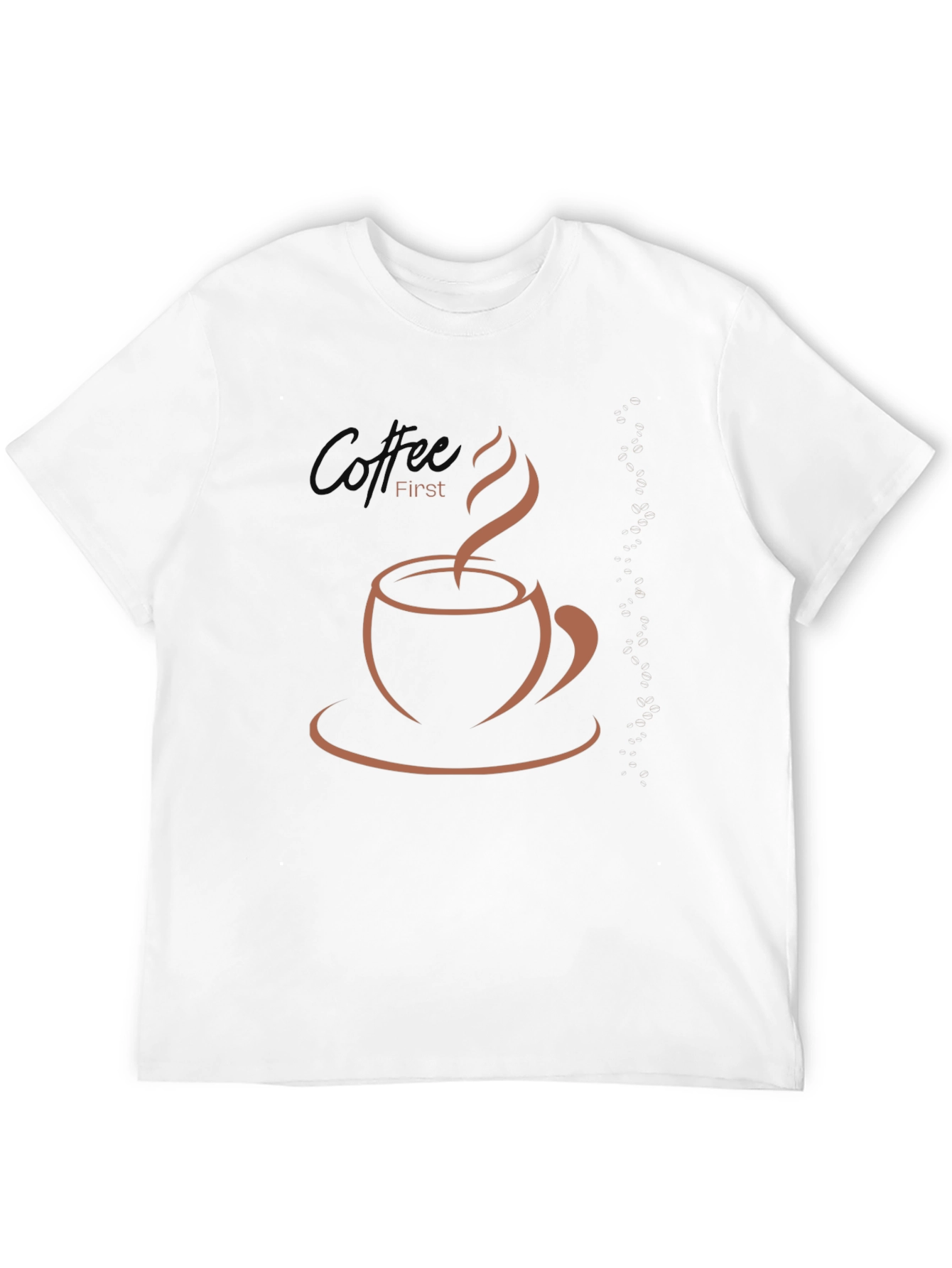 Coffee First Graphic T-Shirt