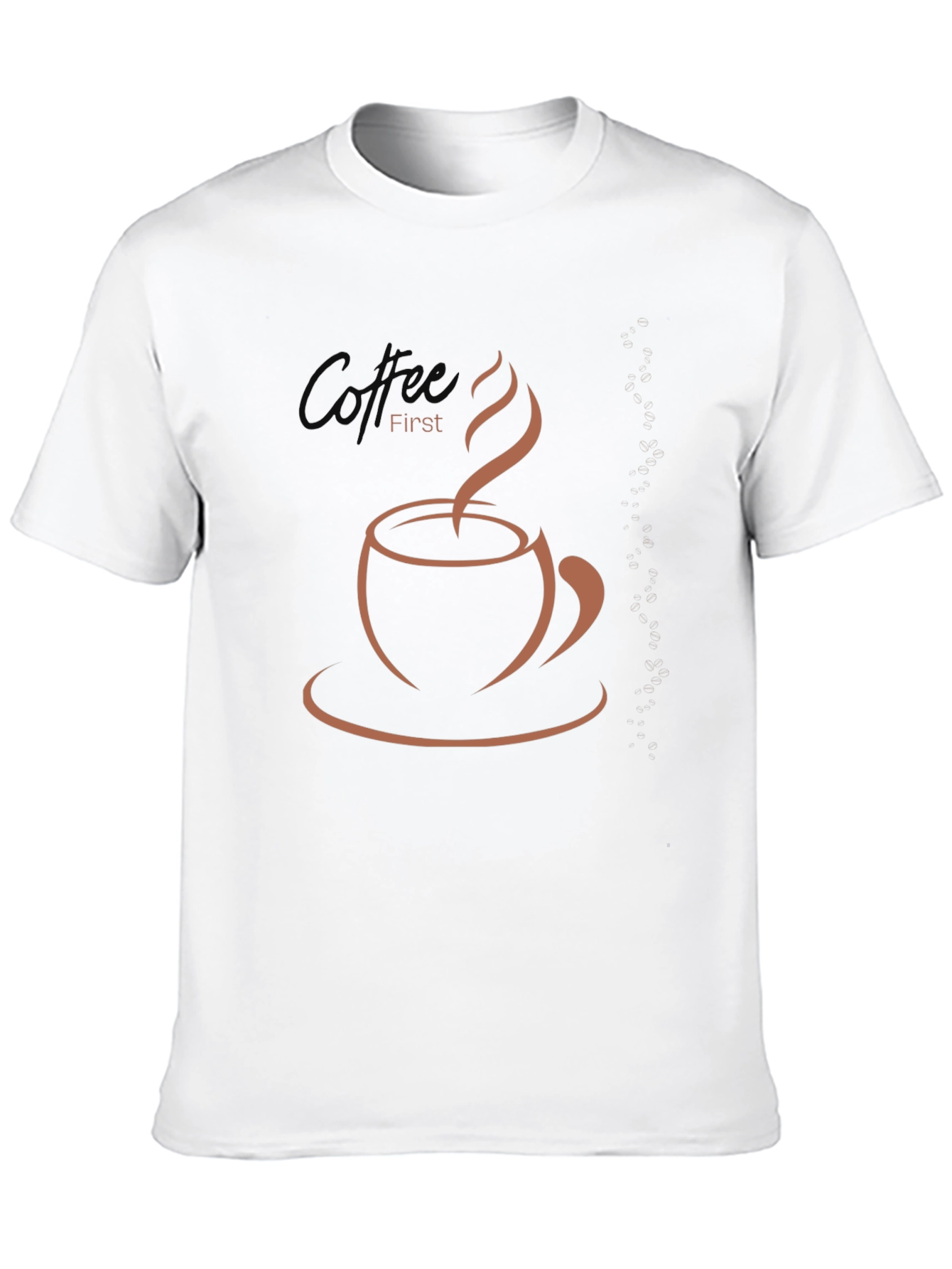Coffee First Graphic T-Shirt