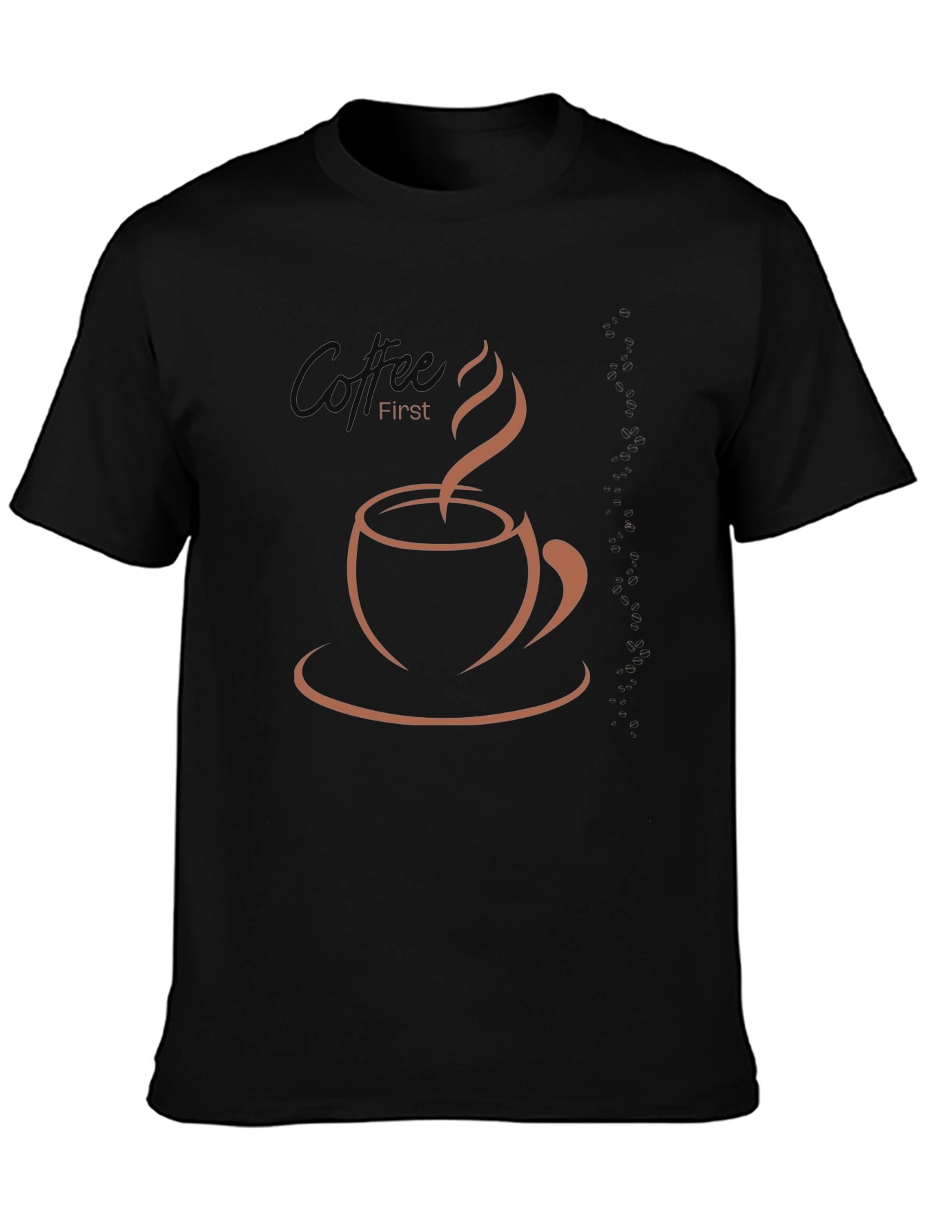 Coffee First Graphic T-Shirt