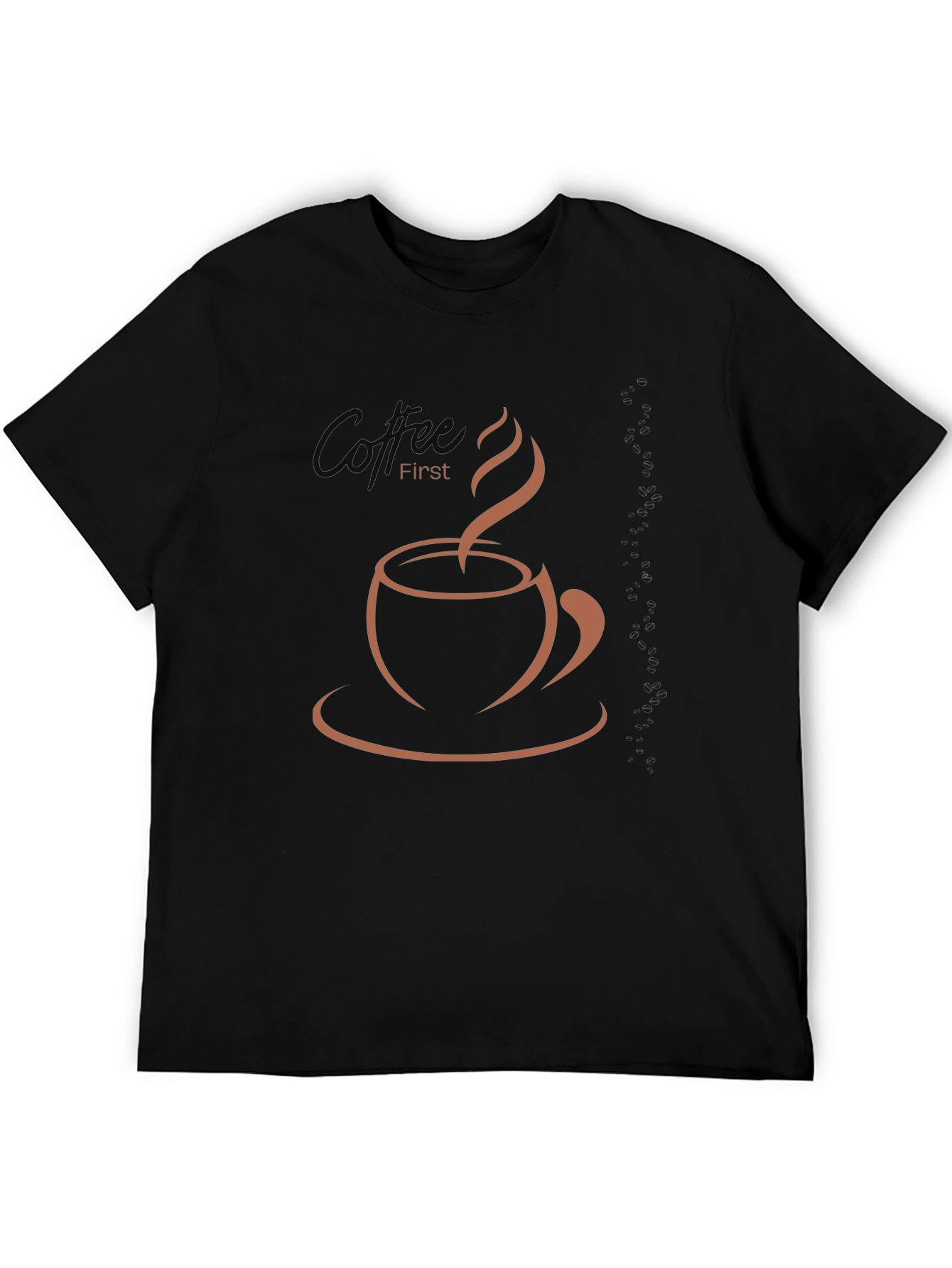 Coffee First Graphic T-Shirt