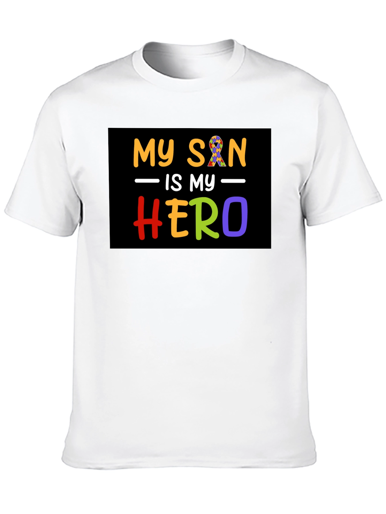 My Son is My Hero Autism Awareness T-Shirt