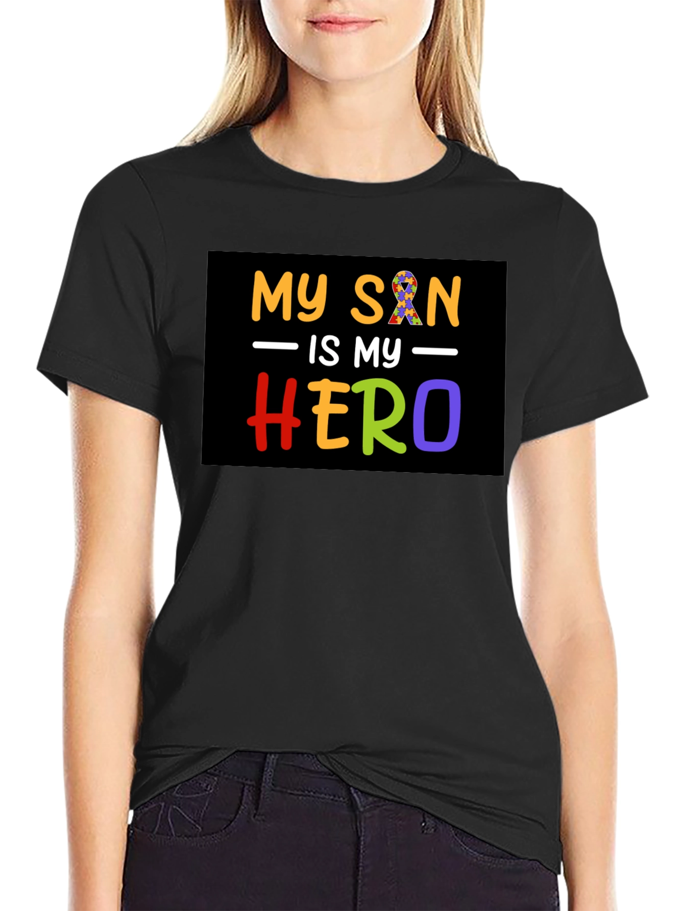 My Son is My Hero Autism Awareness T-Shirt