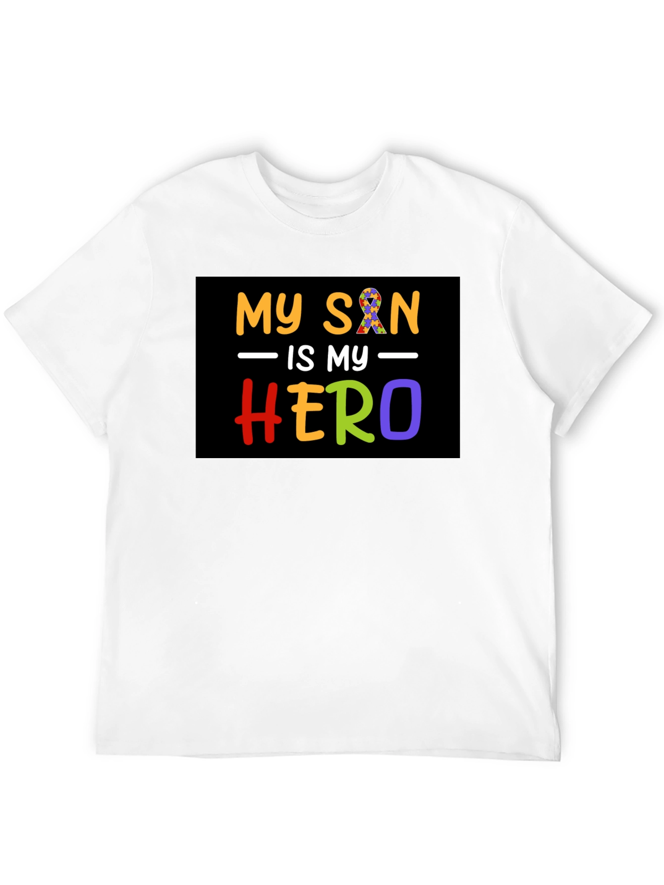 My Son is My Hero Autism Awareness T-Shirt