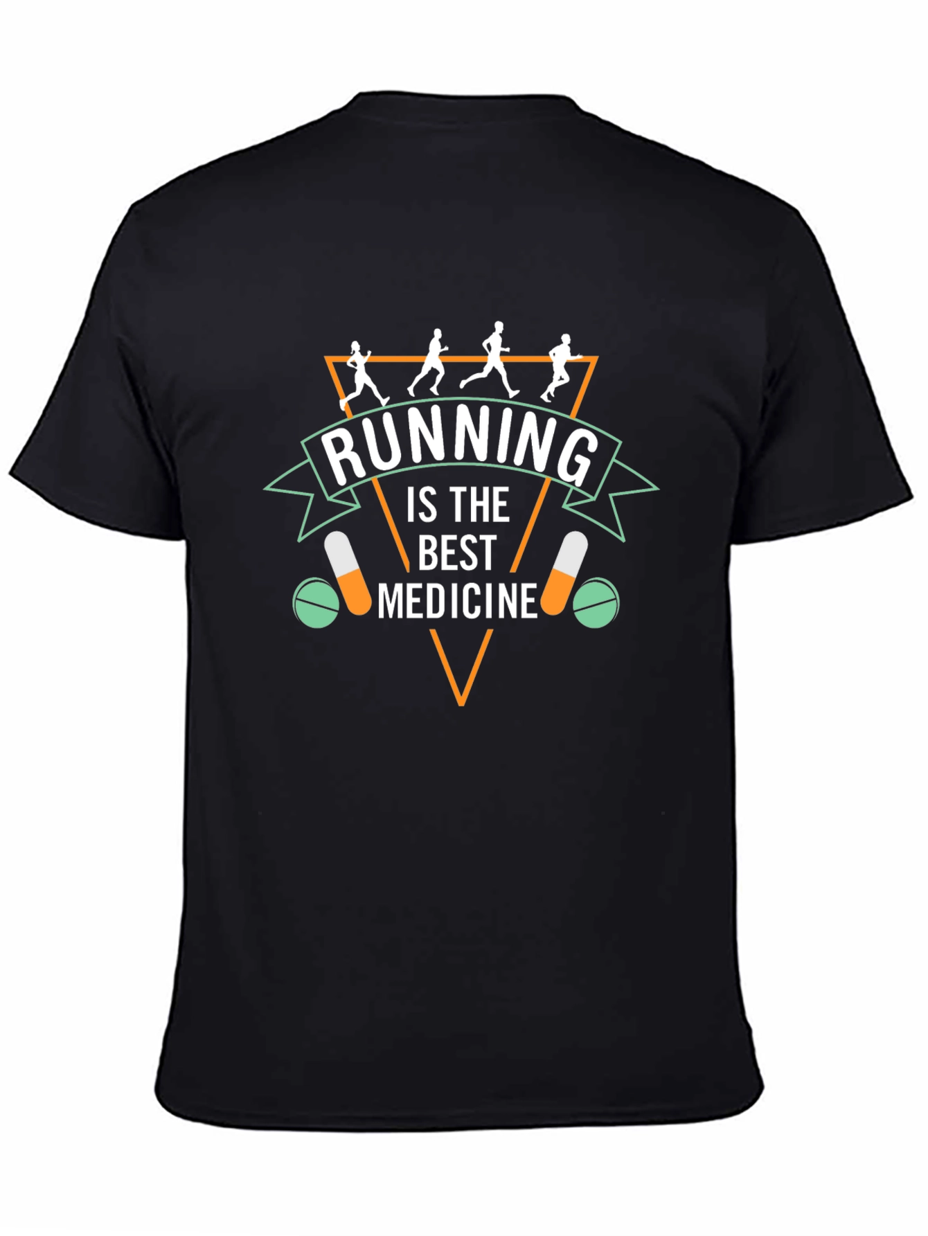 Running is the Best Medicine Graphic Tee